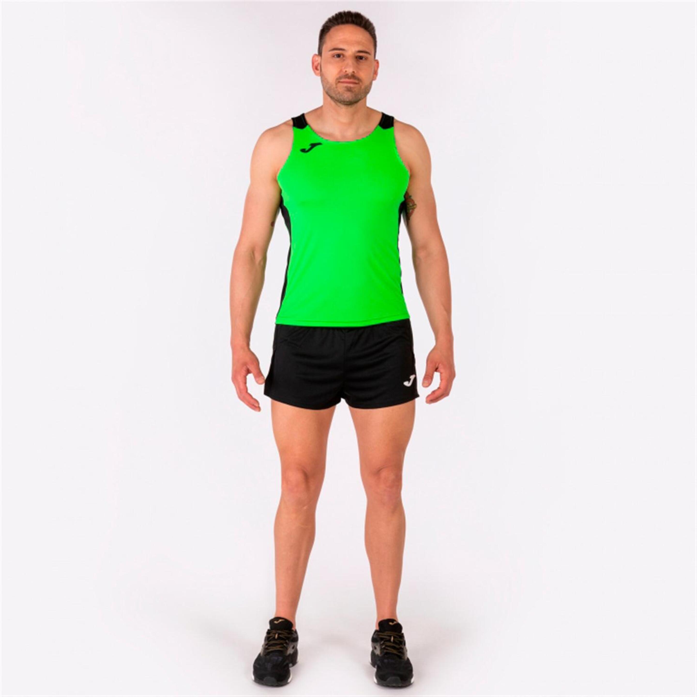 Joma Record II - Verde - Camiseta Running Hombre  MKP