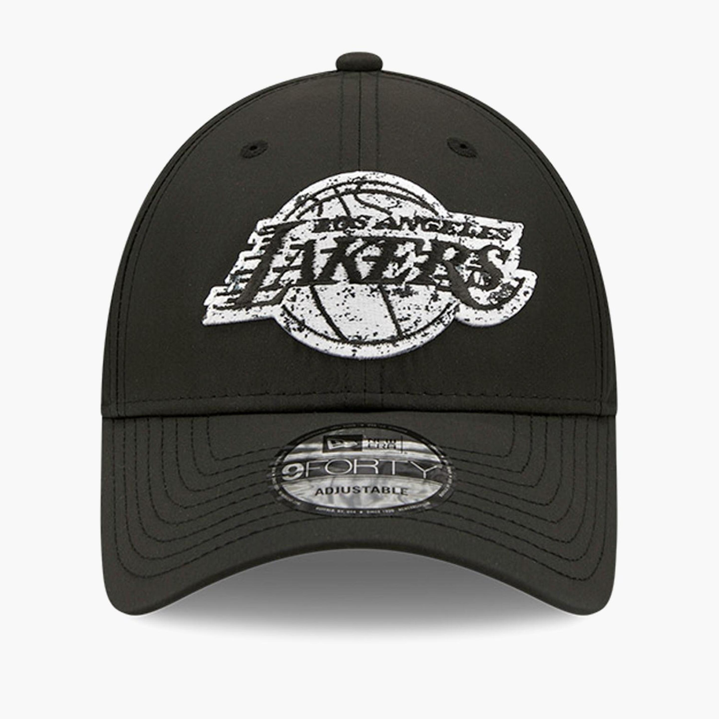 New Era Black White 9forty Los Angeles Lakers