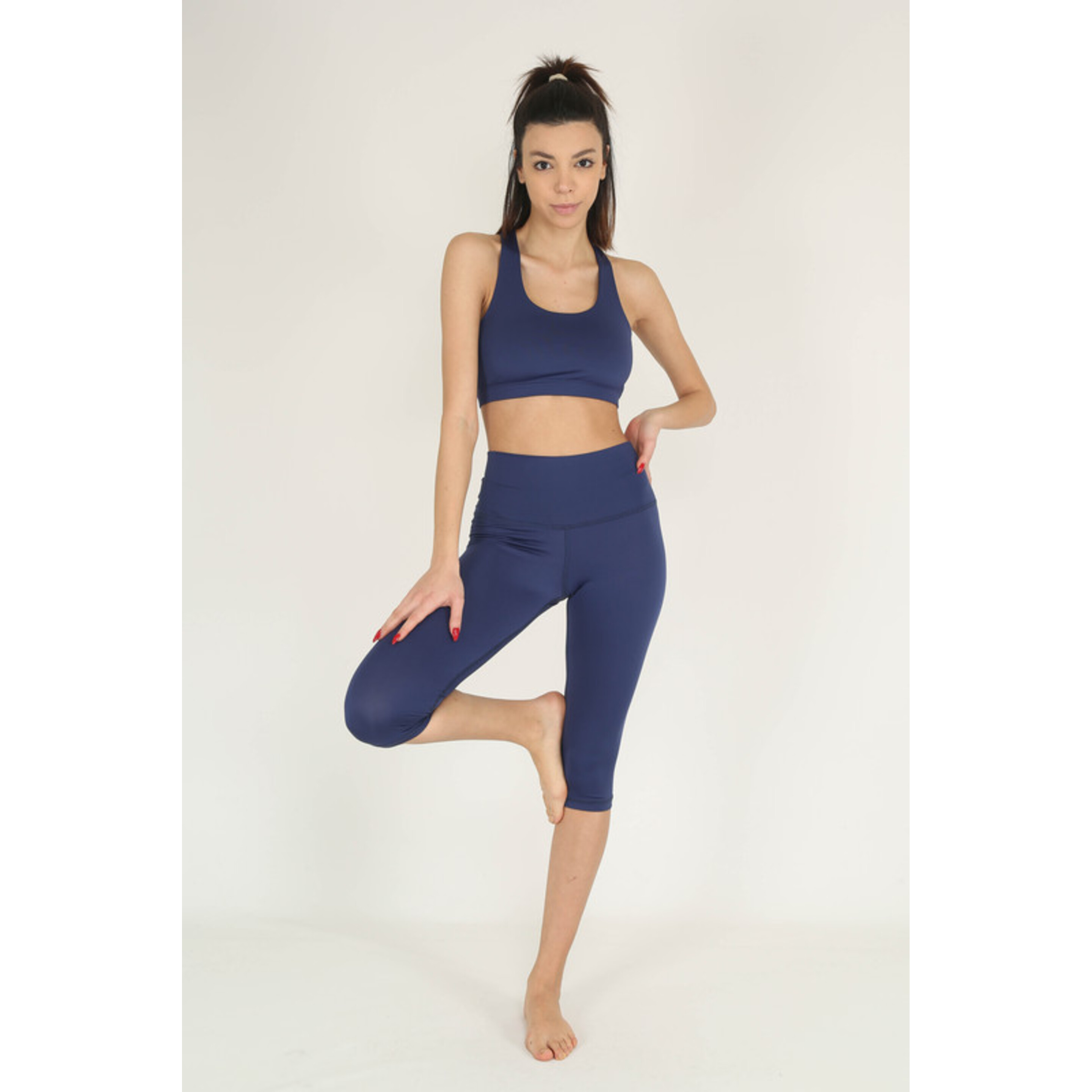 Malla Capri Deportiva Shambhala / Santosha Capri - Twilight Blue