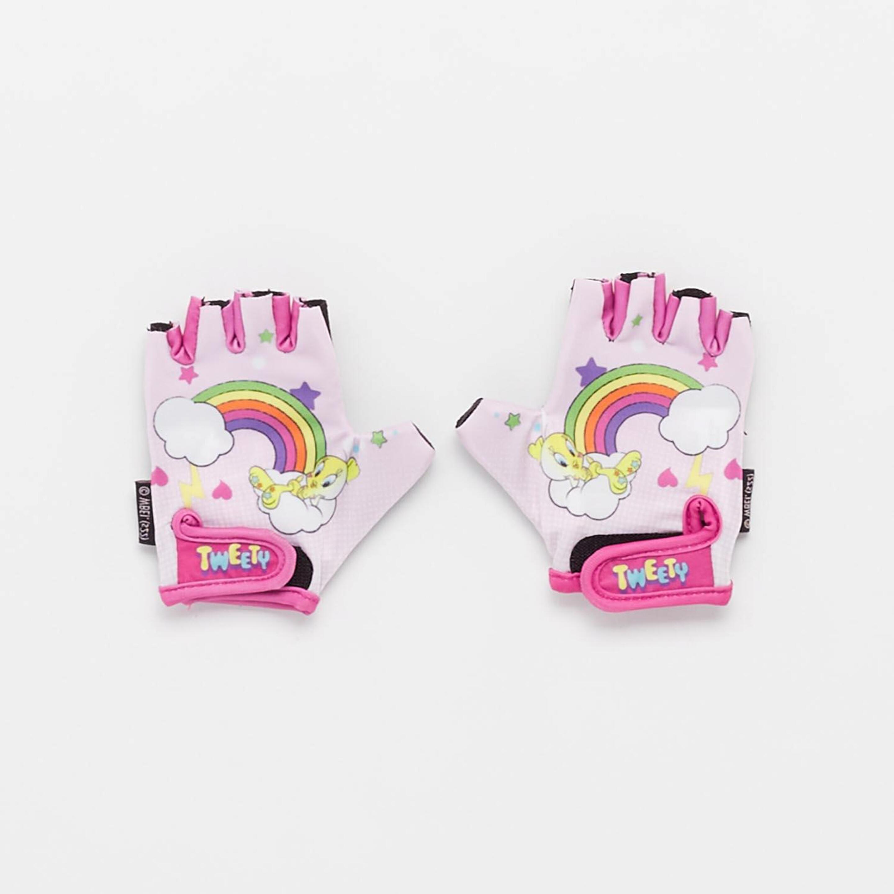 Guantes Bici Piolín - rosa - Guantes Ciclismo Chic@ Warner