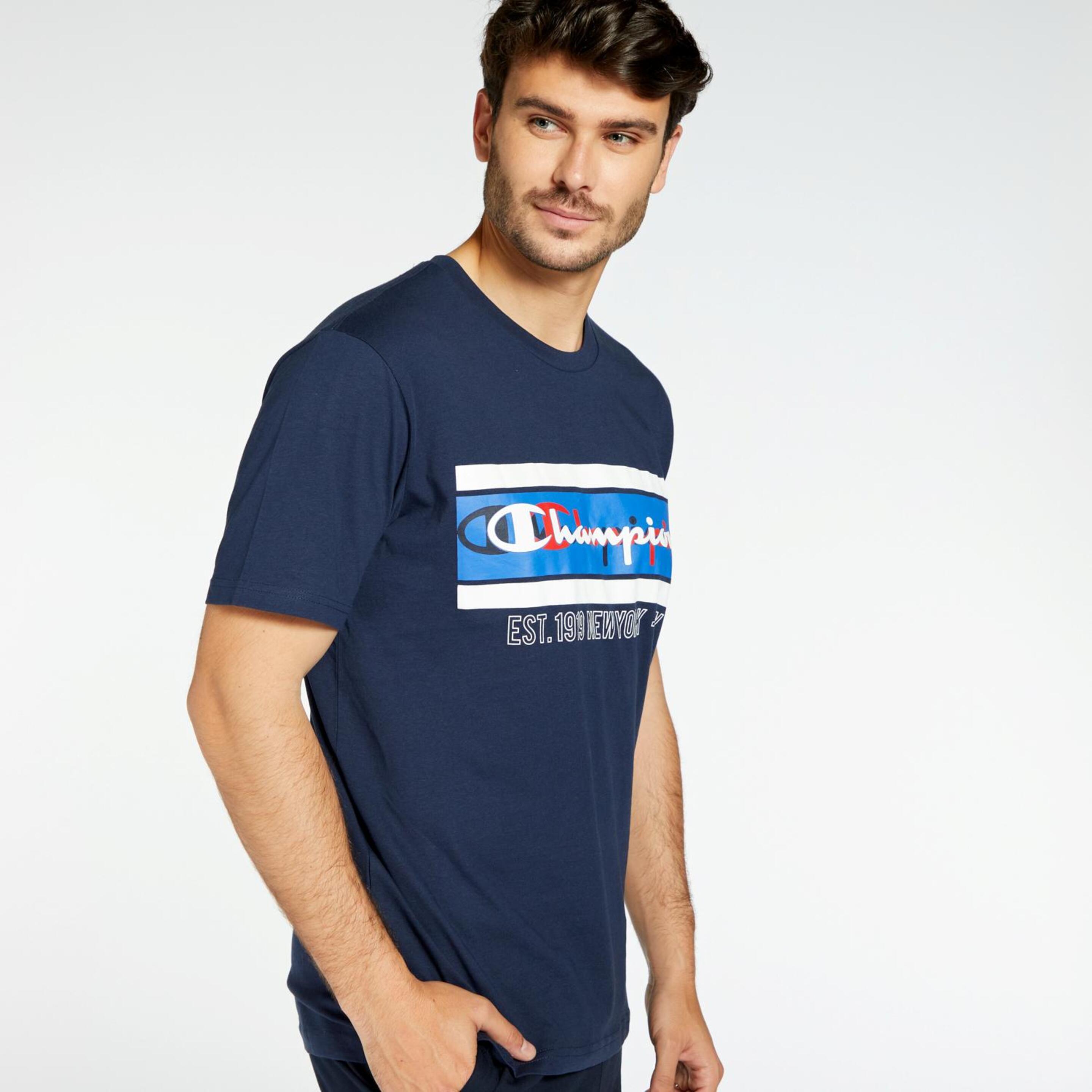 Champion American Classics - azul - Camiseta Hombre