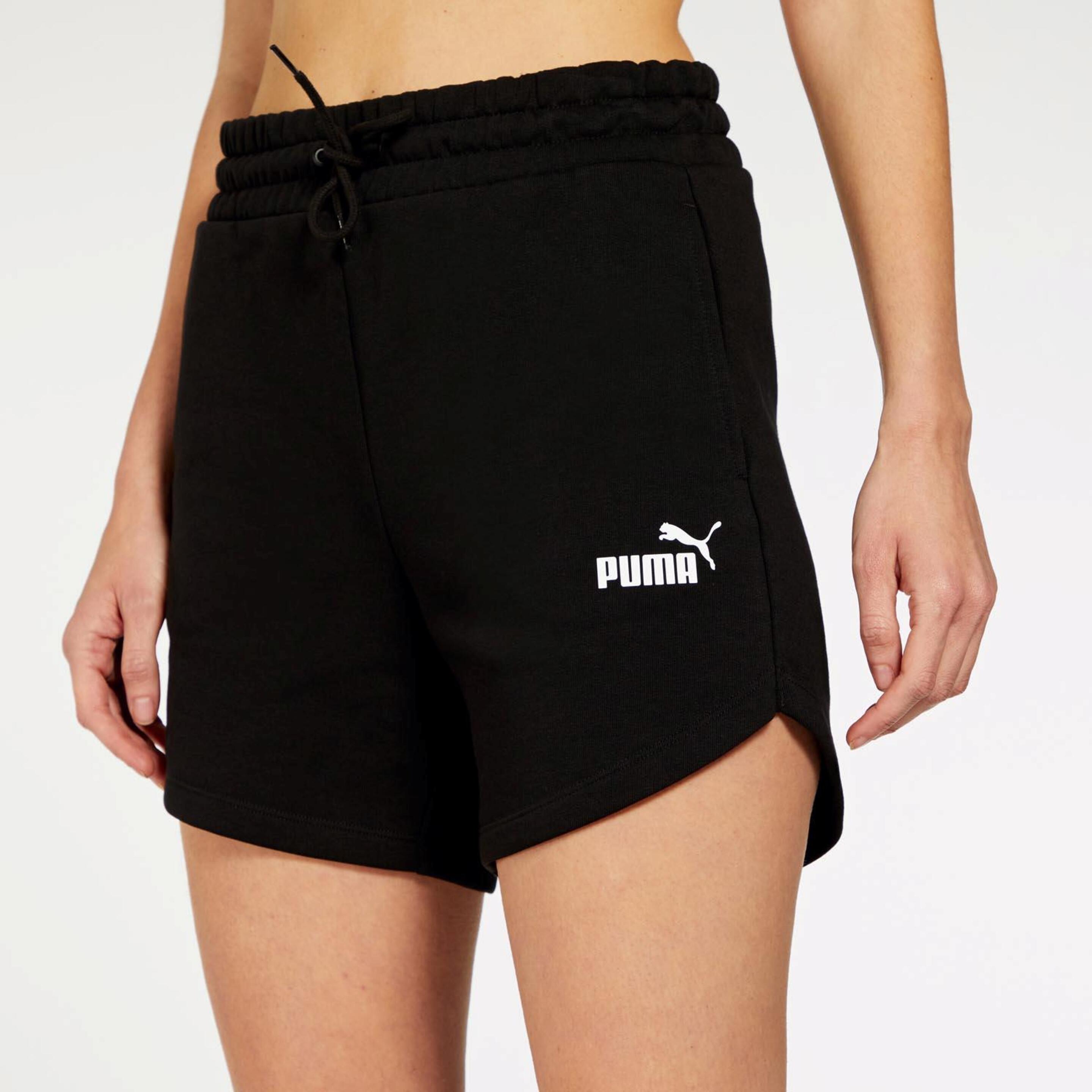 Puma Essentials - Negro - Pantalón Corto Mujer