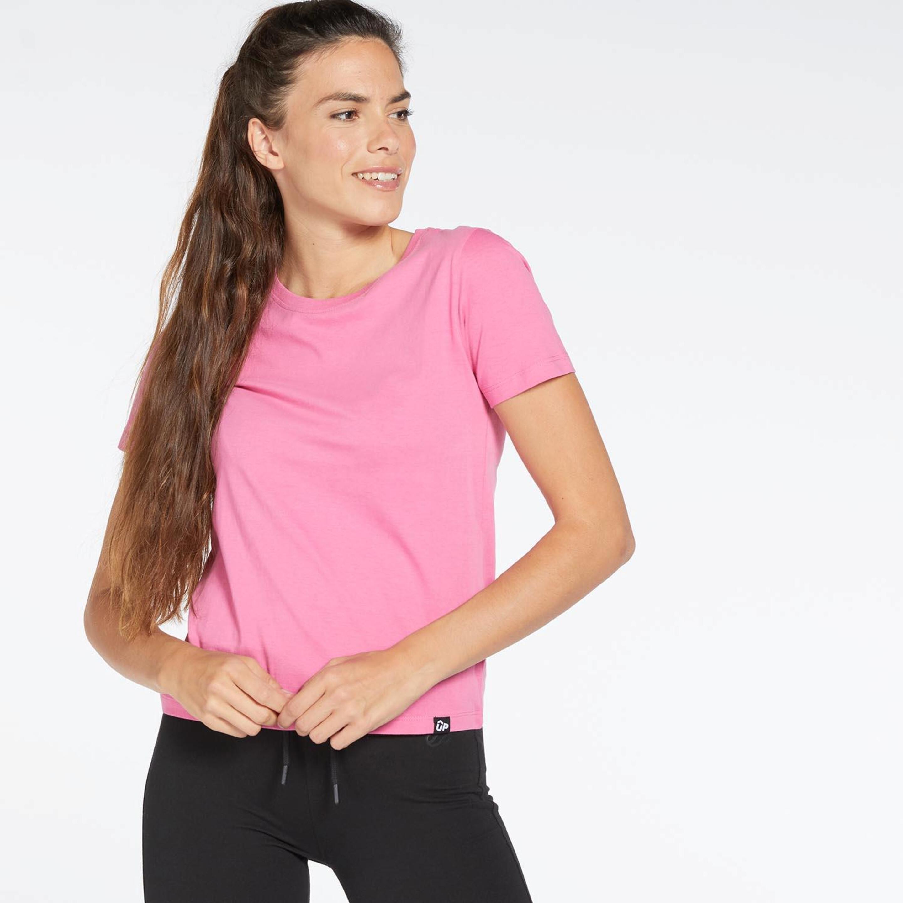 Up Basic - Rosa - Camiseta Mujer