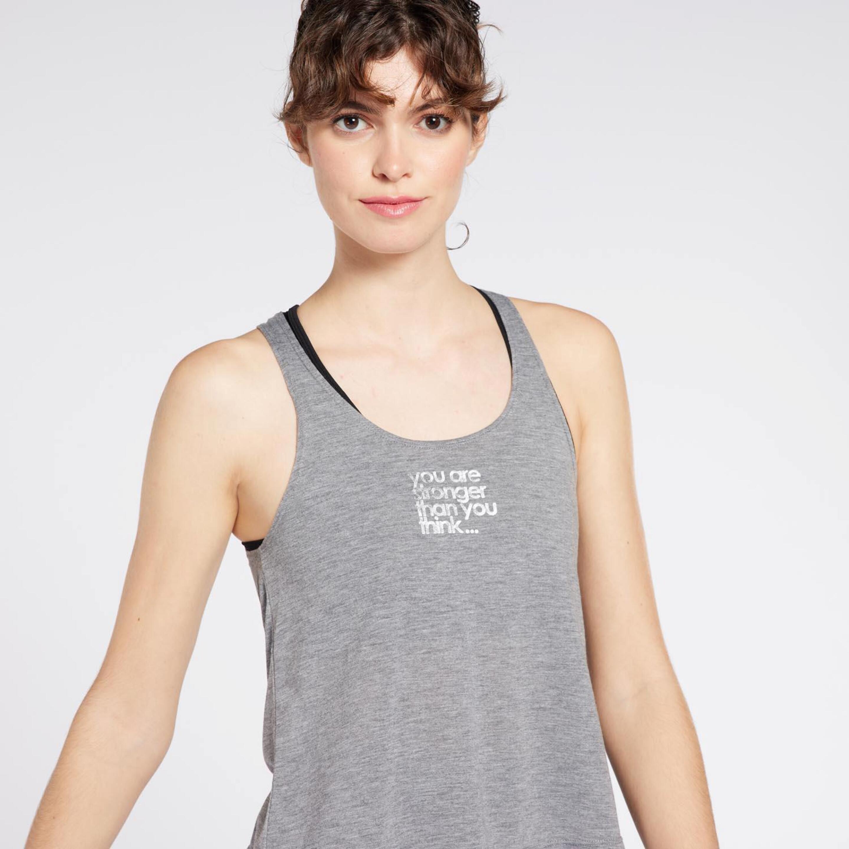Doone Supportive - gris - Camiseta Fitness Mujer