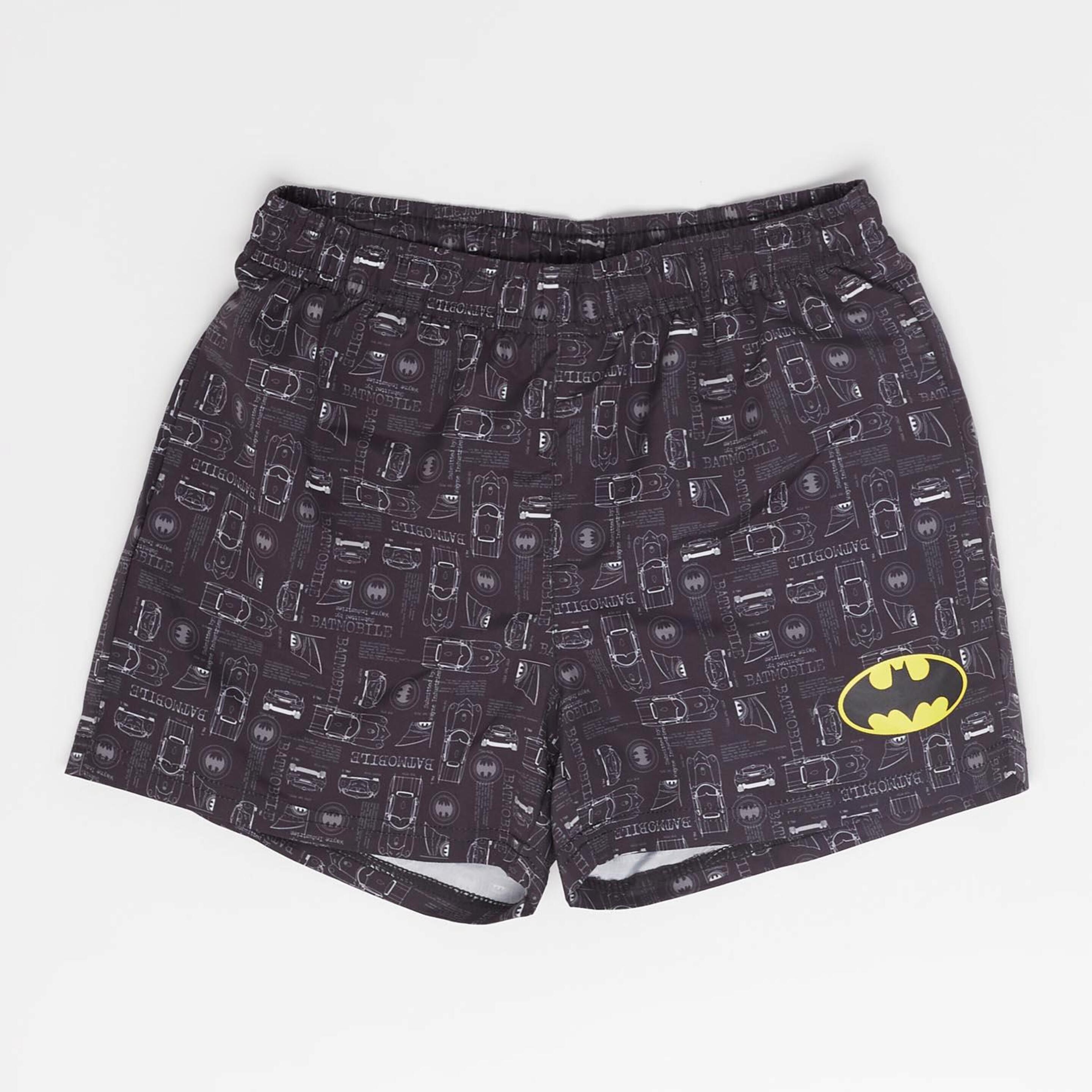 017122-wa Dc Jr Bañador Corto Playa Batman Excl.