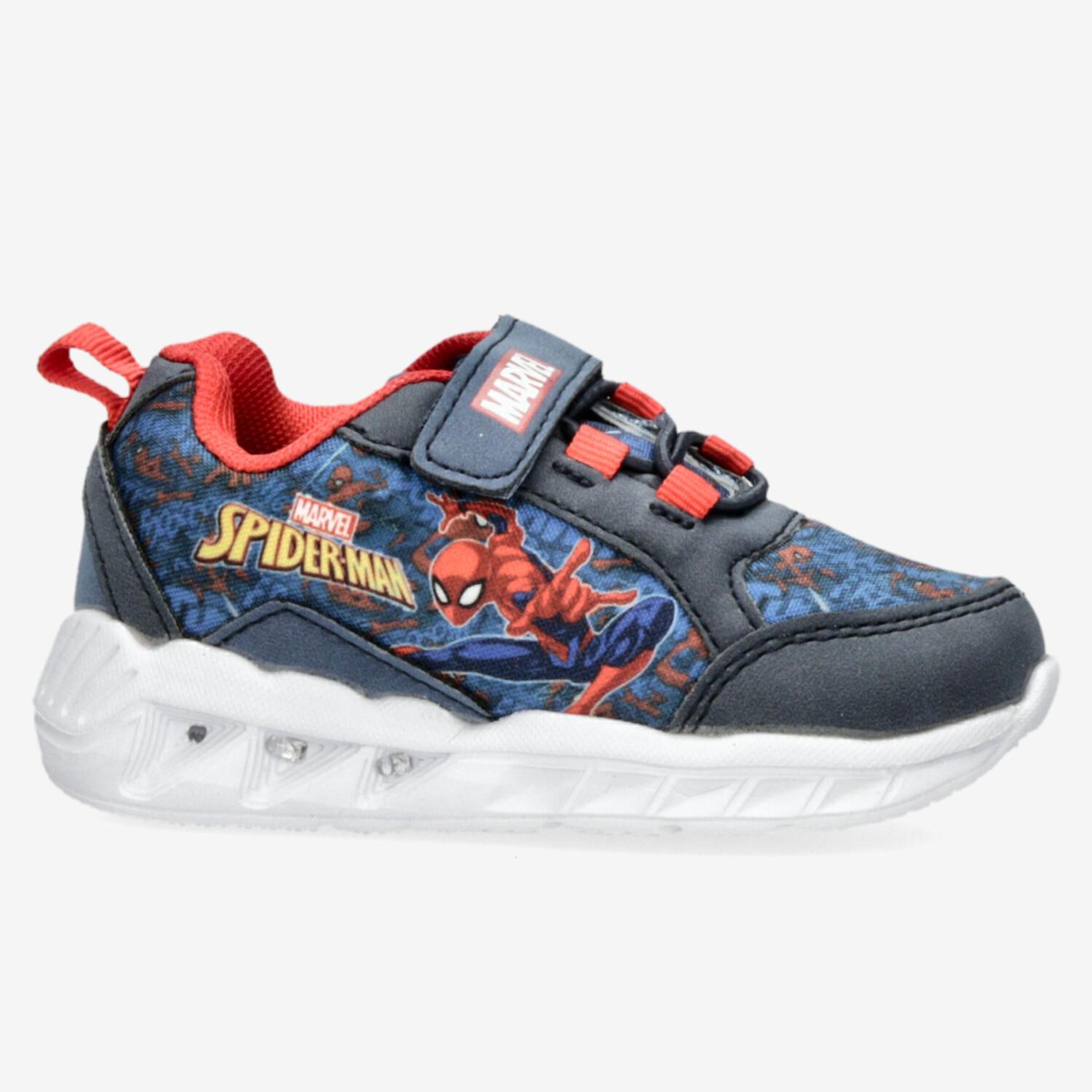 Zapatillas Spiderman - azul - Zapatillas Luces Marvel