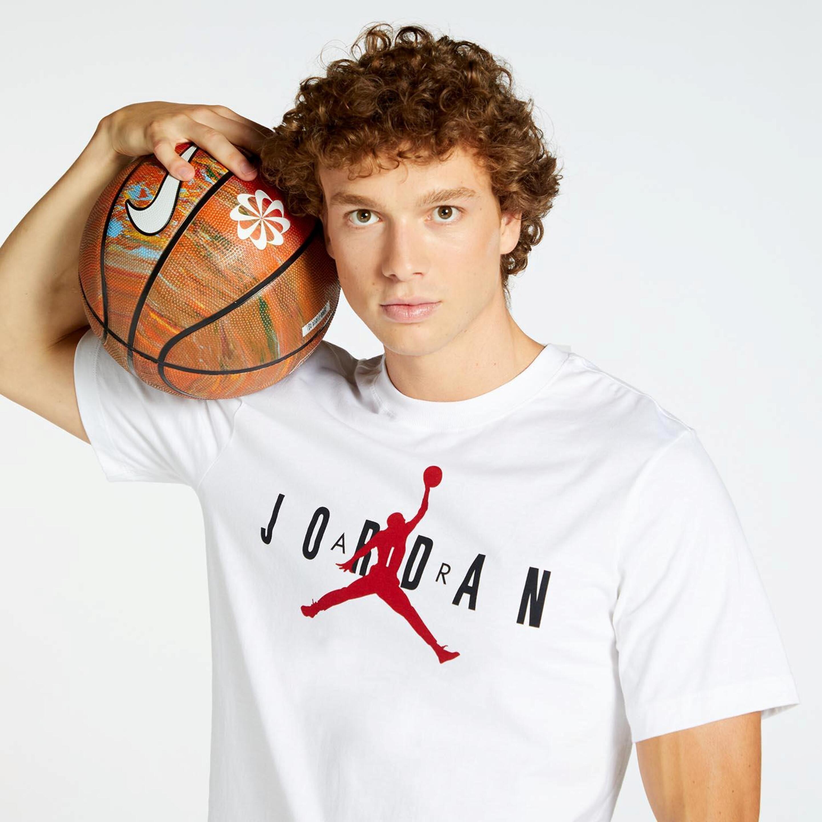 Nike Jordan Air - Blanco - Camiseta Hombre