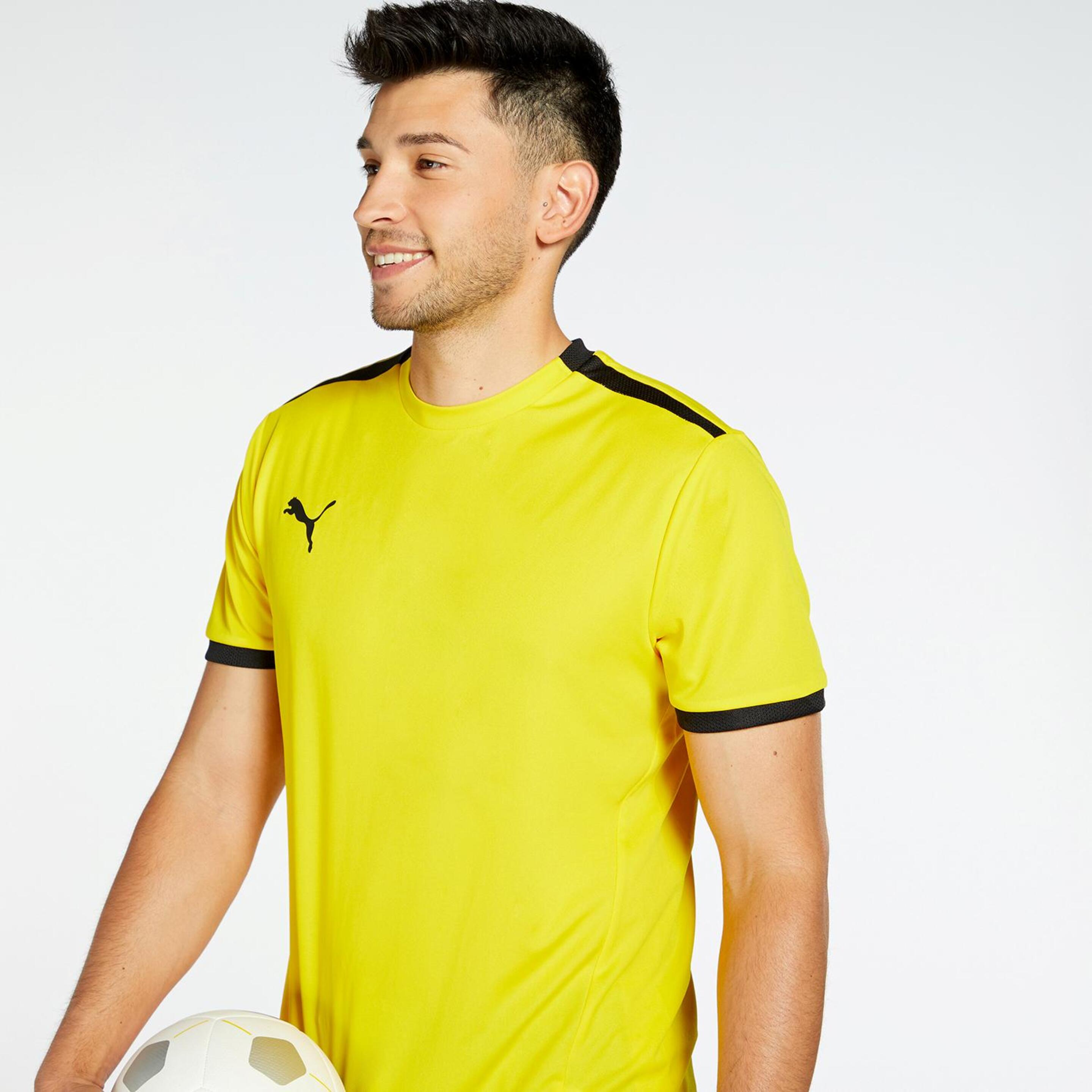Puma Teamliga - Amarillo - Camiseta Fútbol Hombre