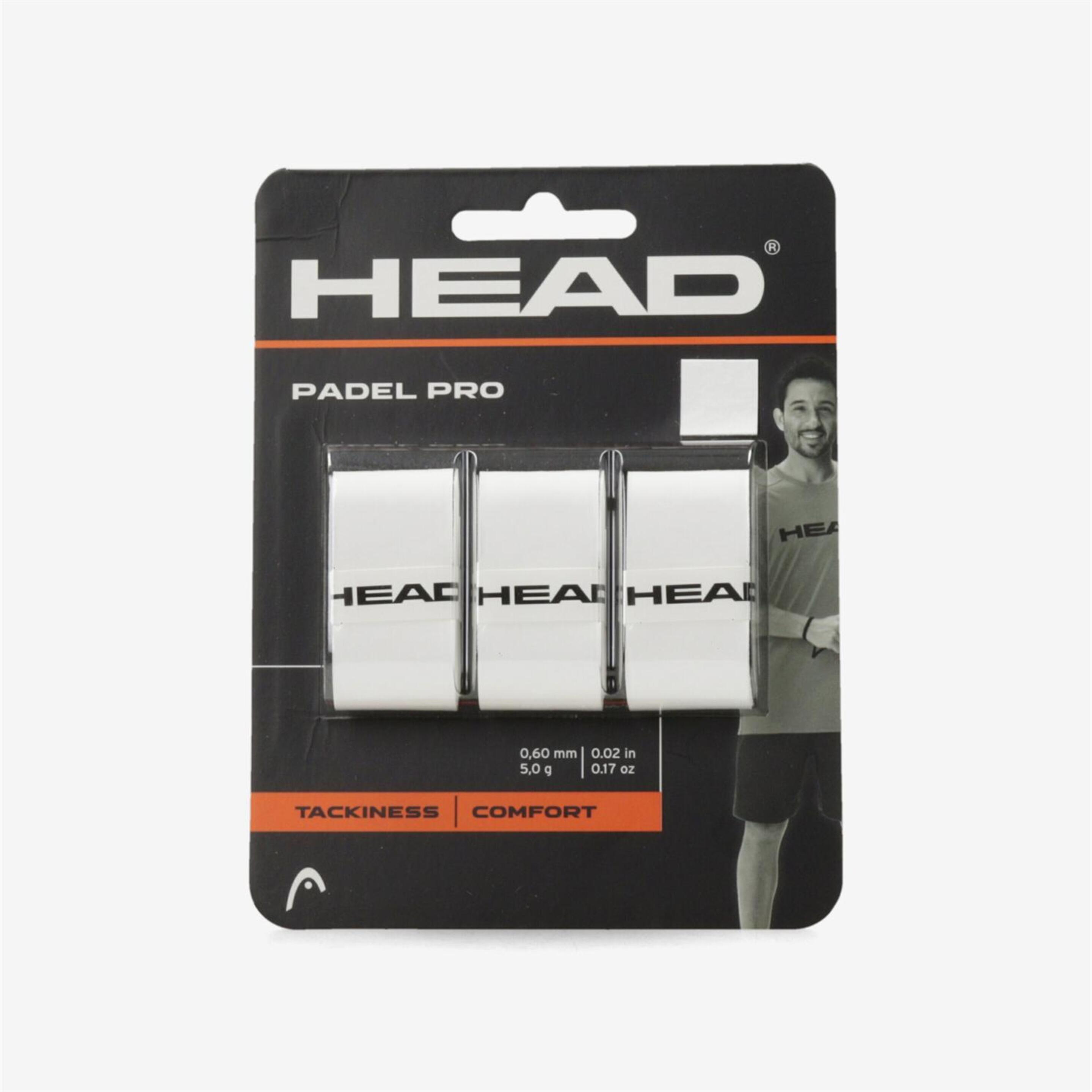 Head Padel Pro - blanco - Overgrip Pádel