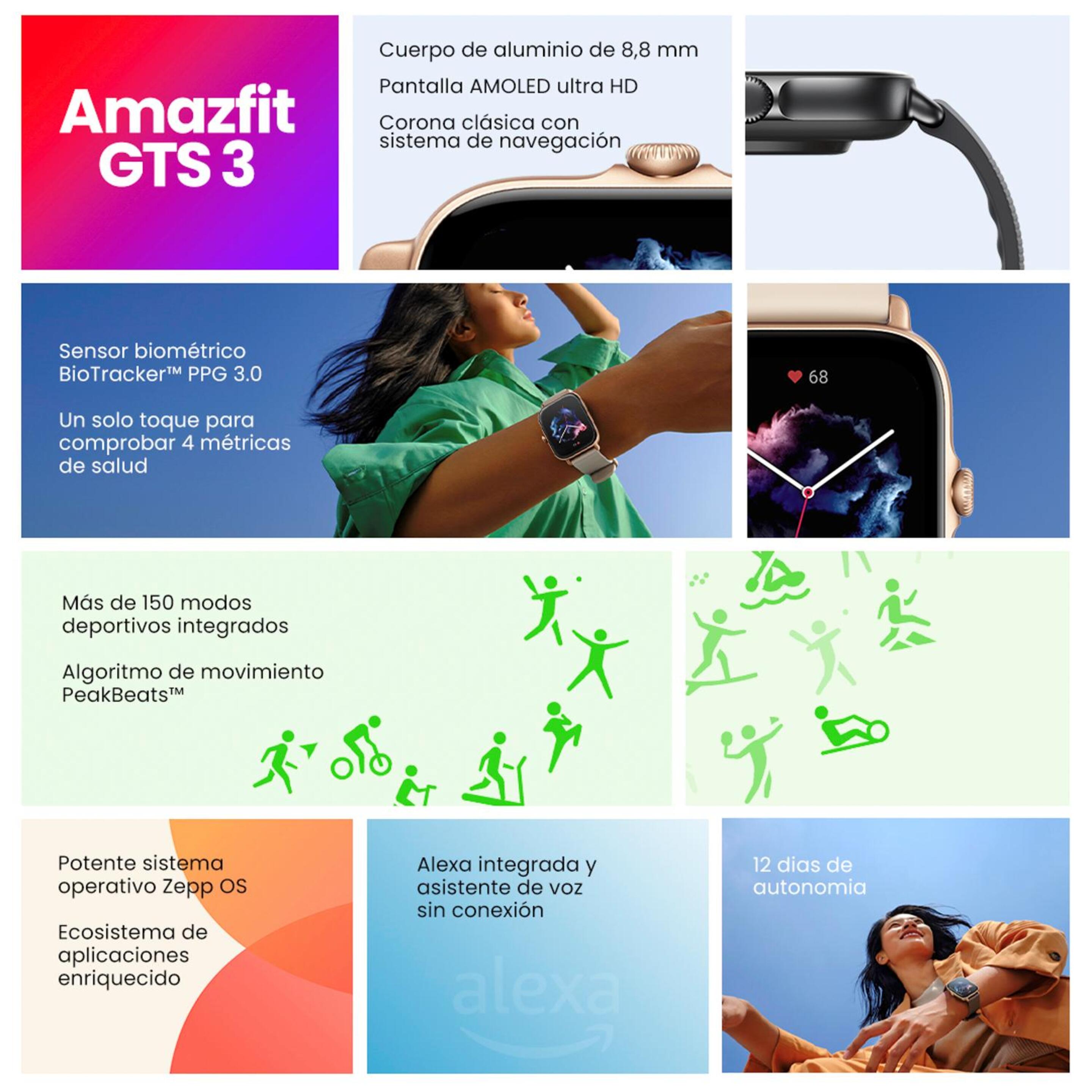 Amazfit GTS 3 - Negro Grafito - Smartwatch  MKP