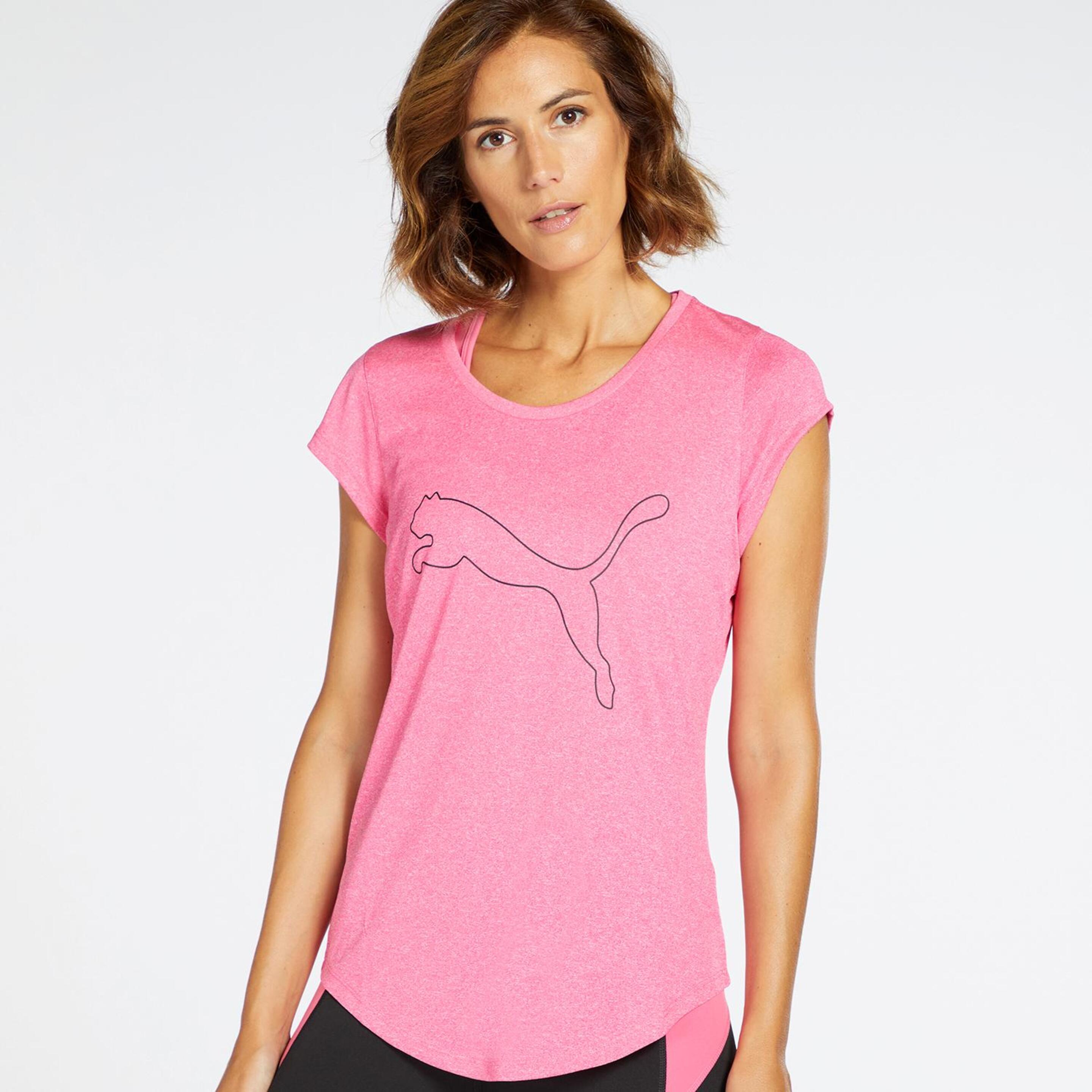 Puma Heater - Rosa - T-shirt Ginásio Mulher | Sport Zone