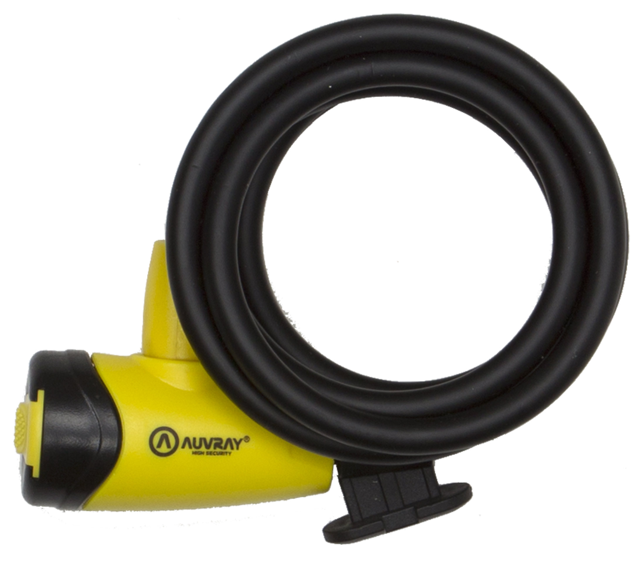 Antirrobo Auvray Espiral D.8 En 150 Cm - amarillo-negro - 