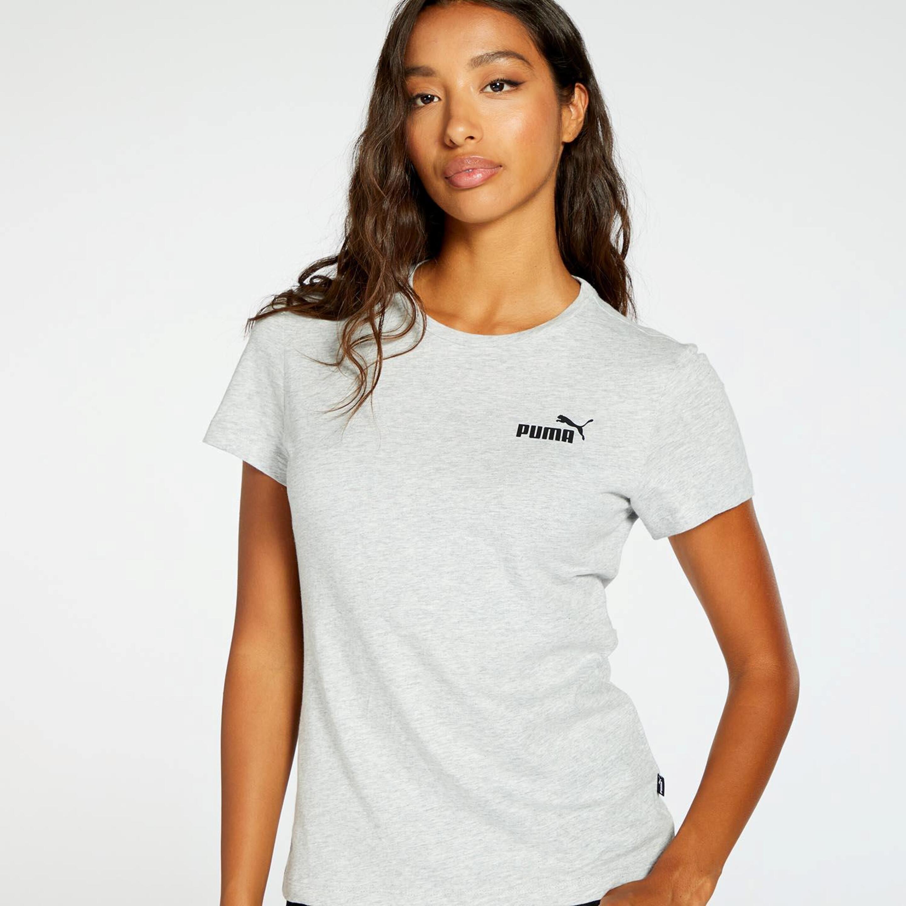 Puma Modern Logo - gris - Camiseta Mujer
