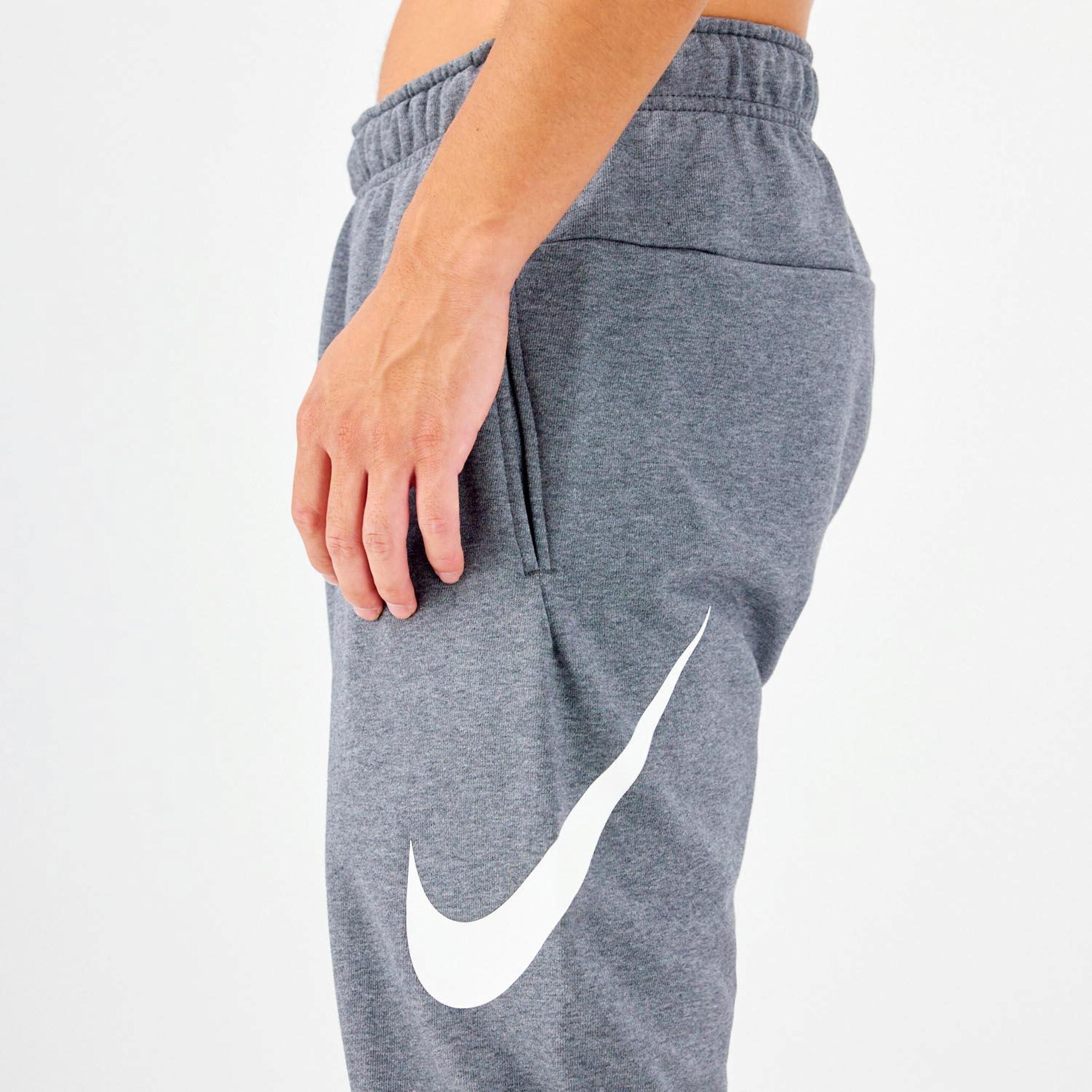 Nike Swoosh - Gris - Pantalón Running Hombre