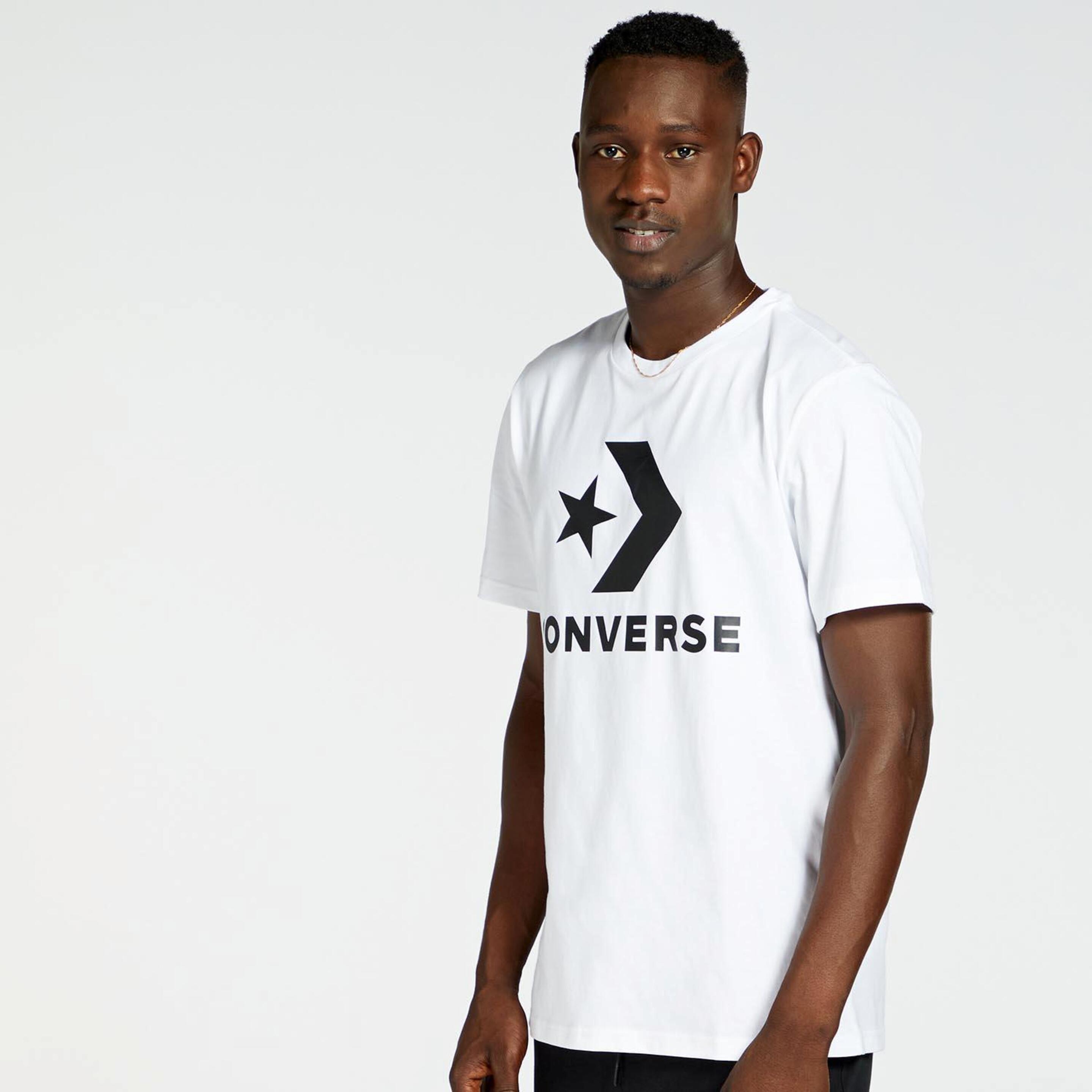 Camiseta Converse - Blanco - Camiseta Hombre