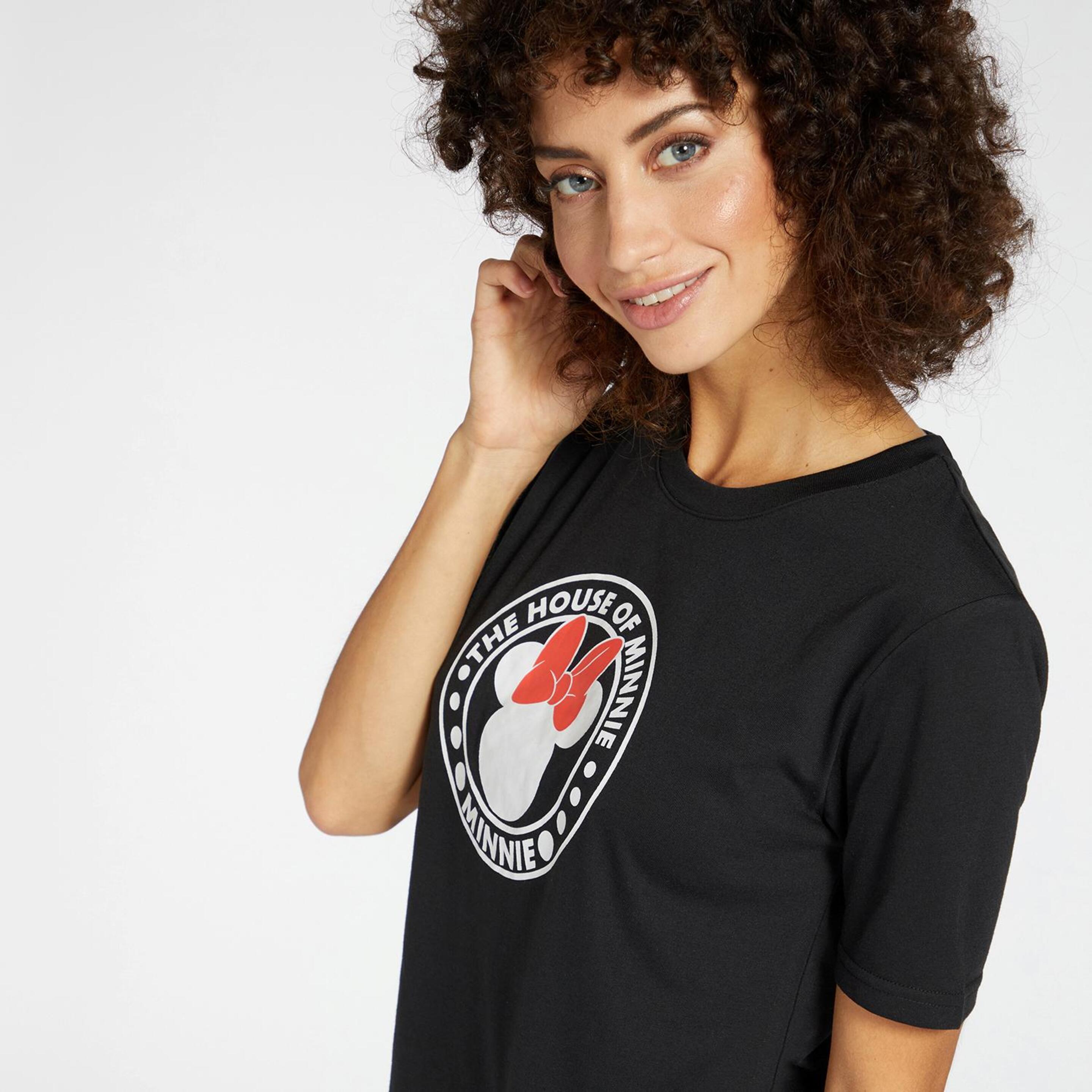 Std-di Mickey Sra Camiseta M/c Minnie Excl.