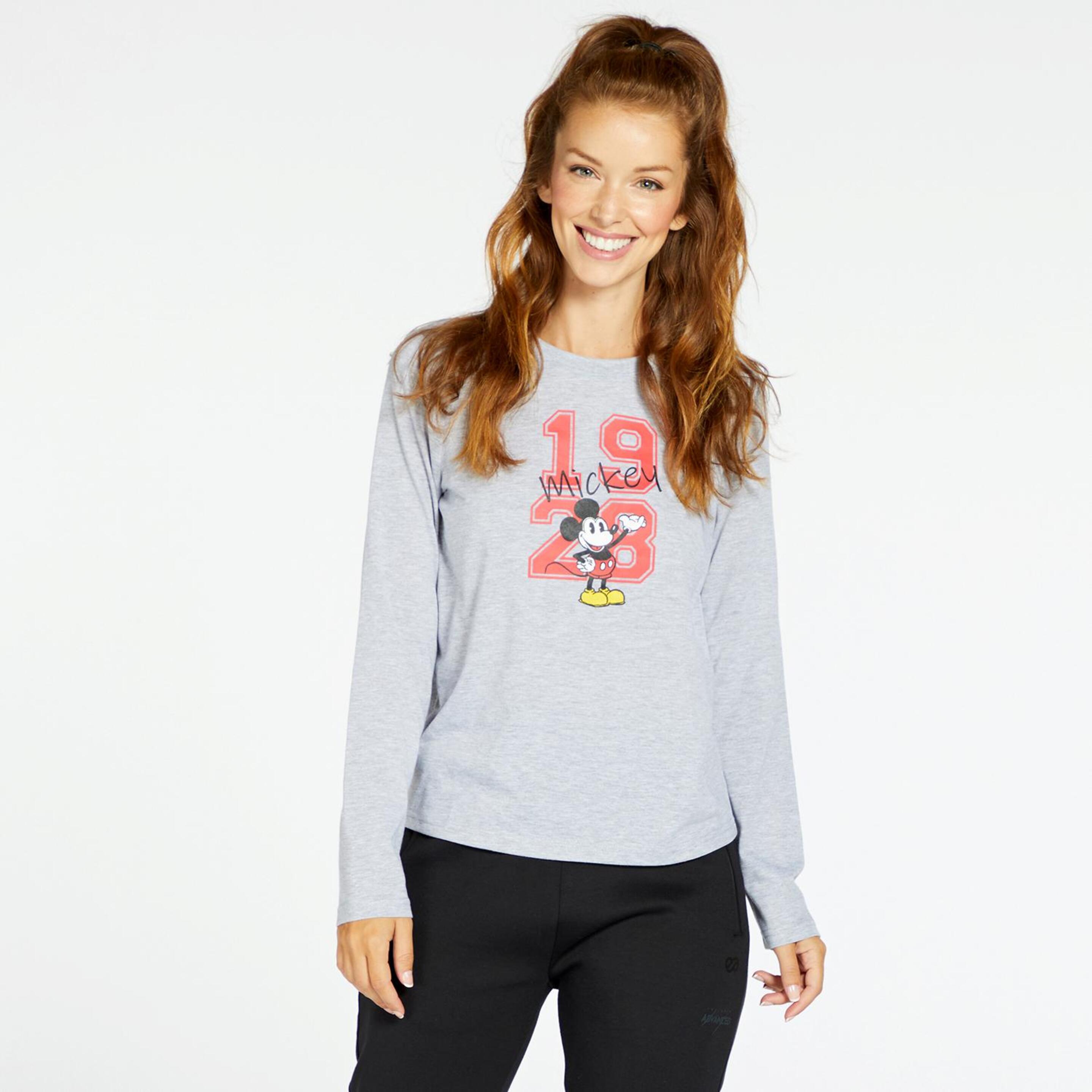 Sweatshirt Mickey - gris - T-shirt Mulher