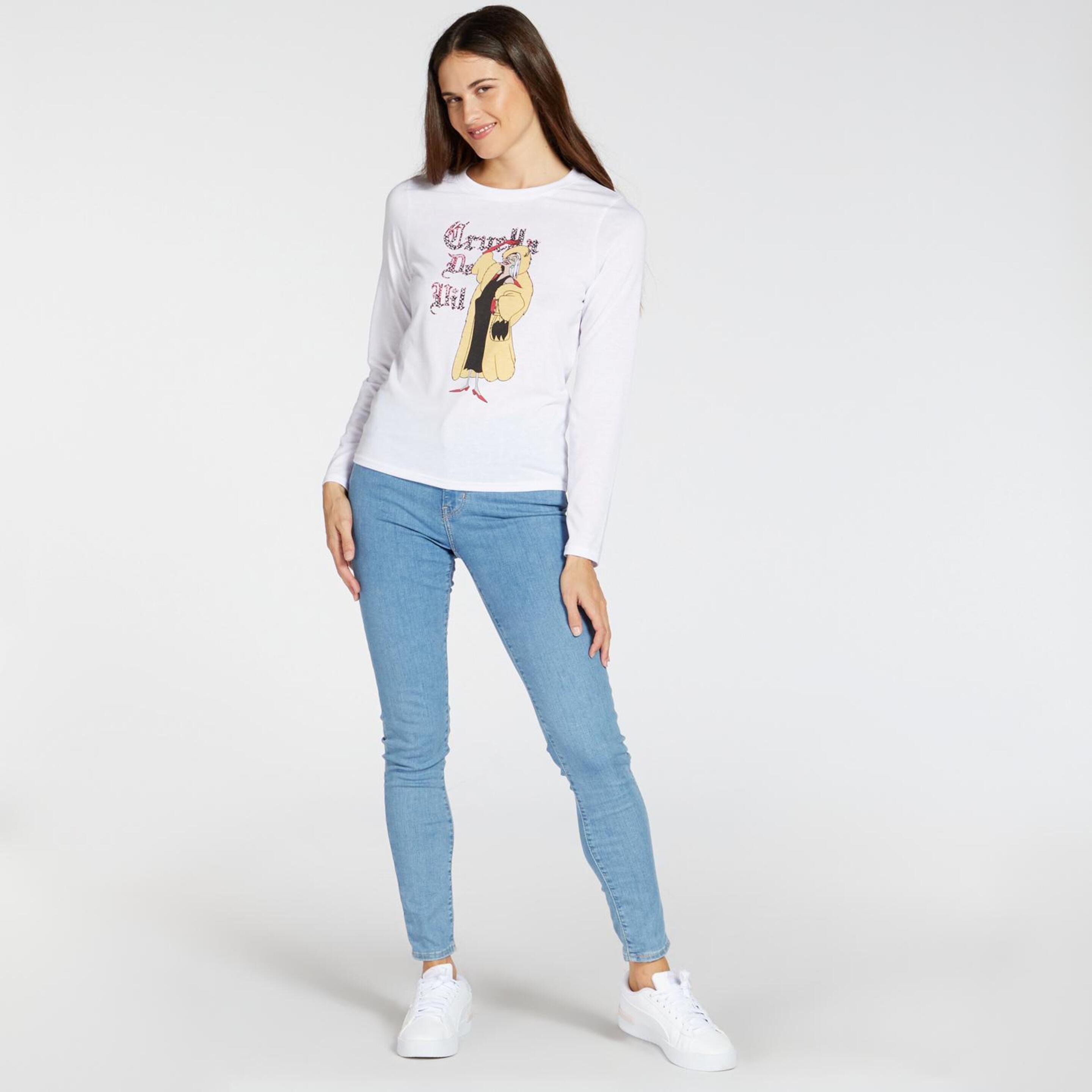 Sweatshirt Cruela - Branco - T-shirt Mulher | Sport Zone