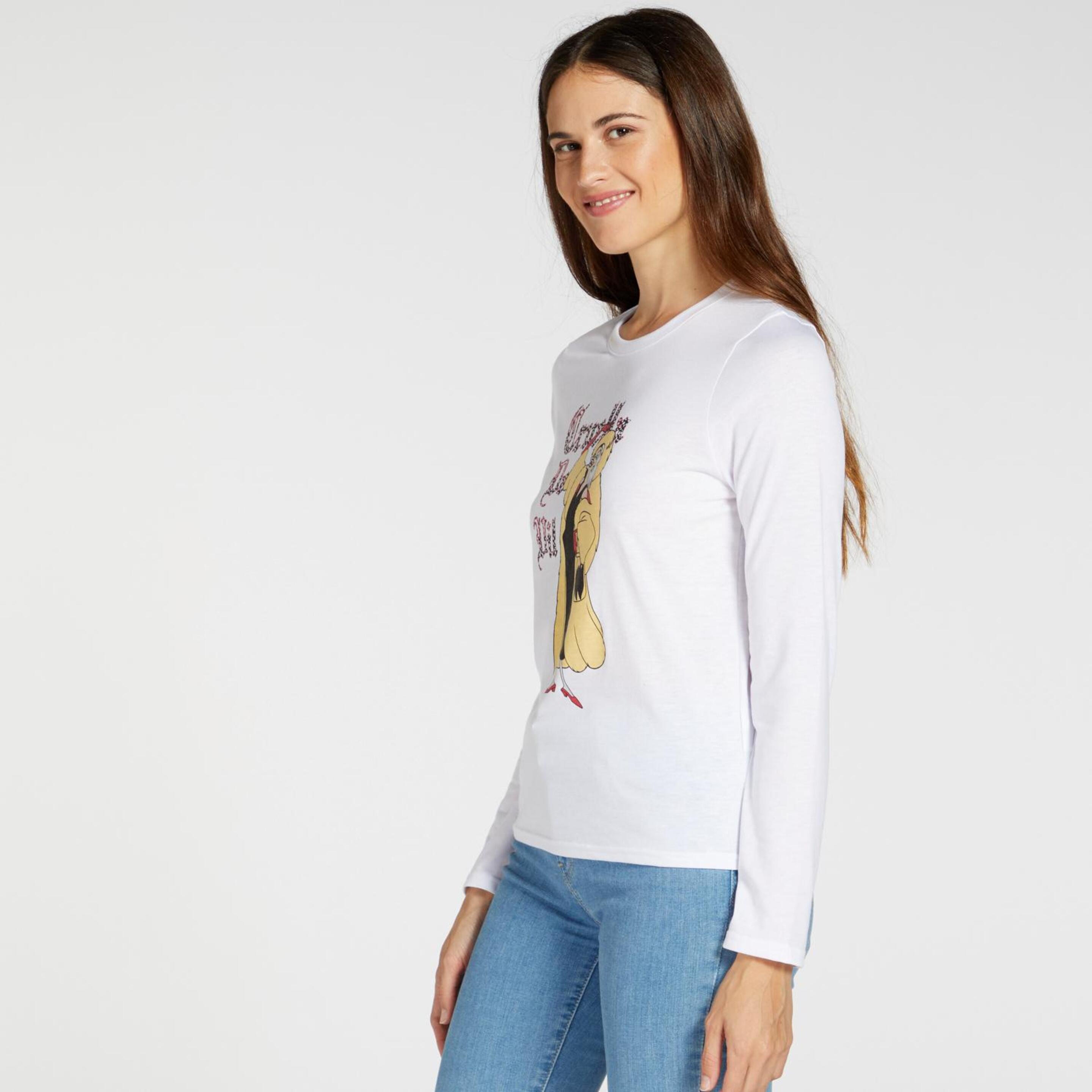 Sweatshirt Cruela - Branco - T-shirt Mulher | Sport Zone