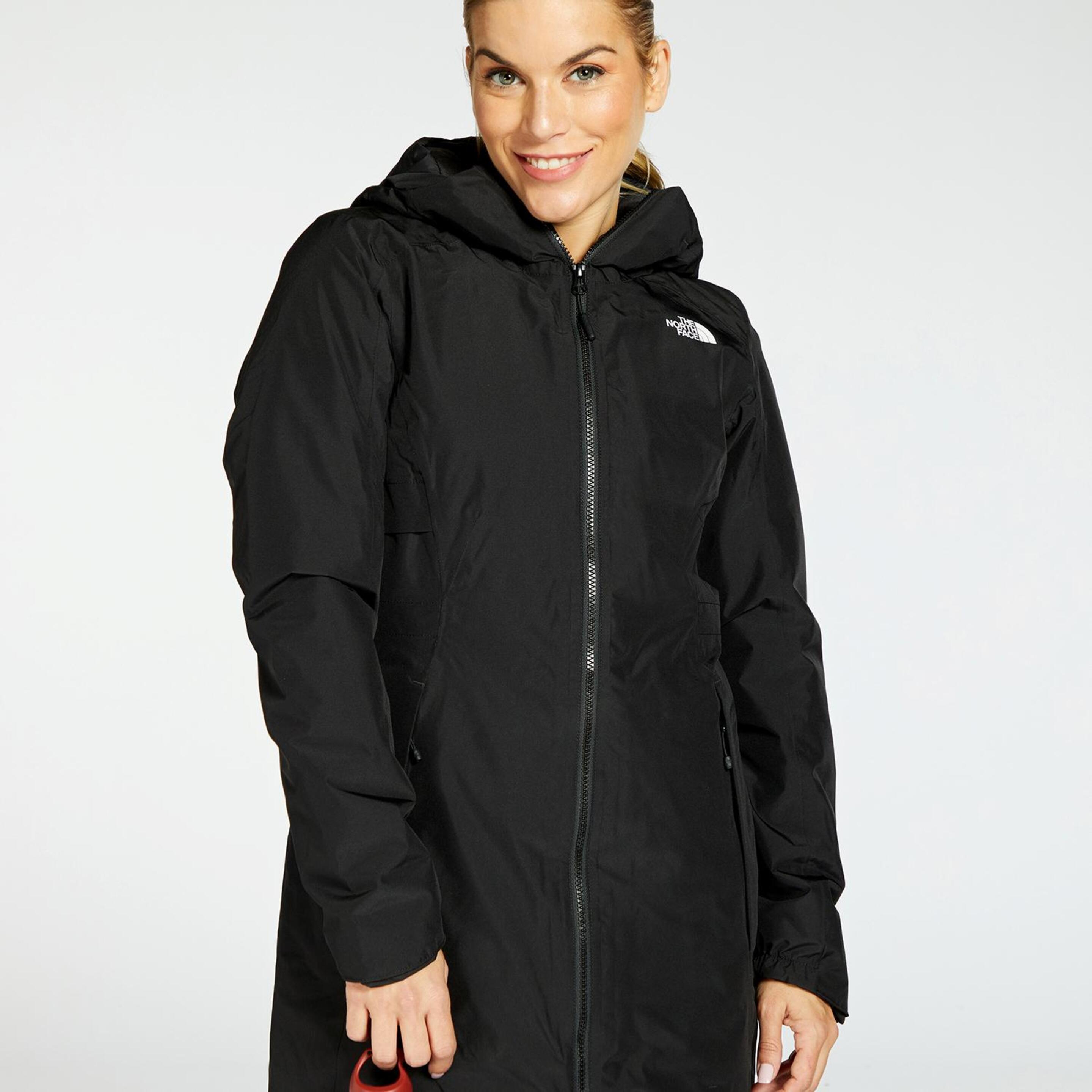 The North Face Hikesteller - negro - Parka Impermeable Mujer