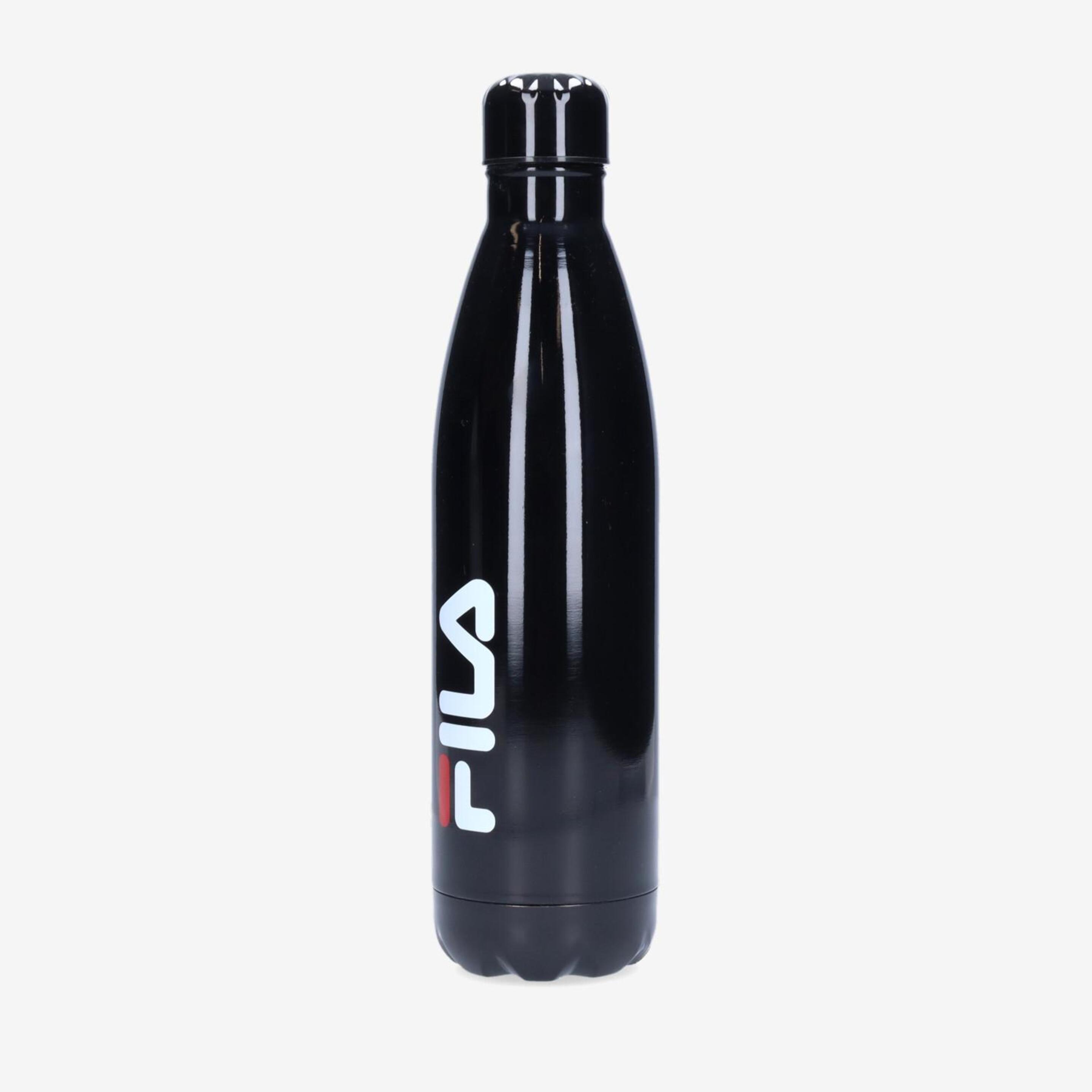 Botella Agua Fila - Negro - Botella Agua Reutilizable 0,75l
