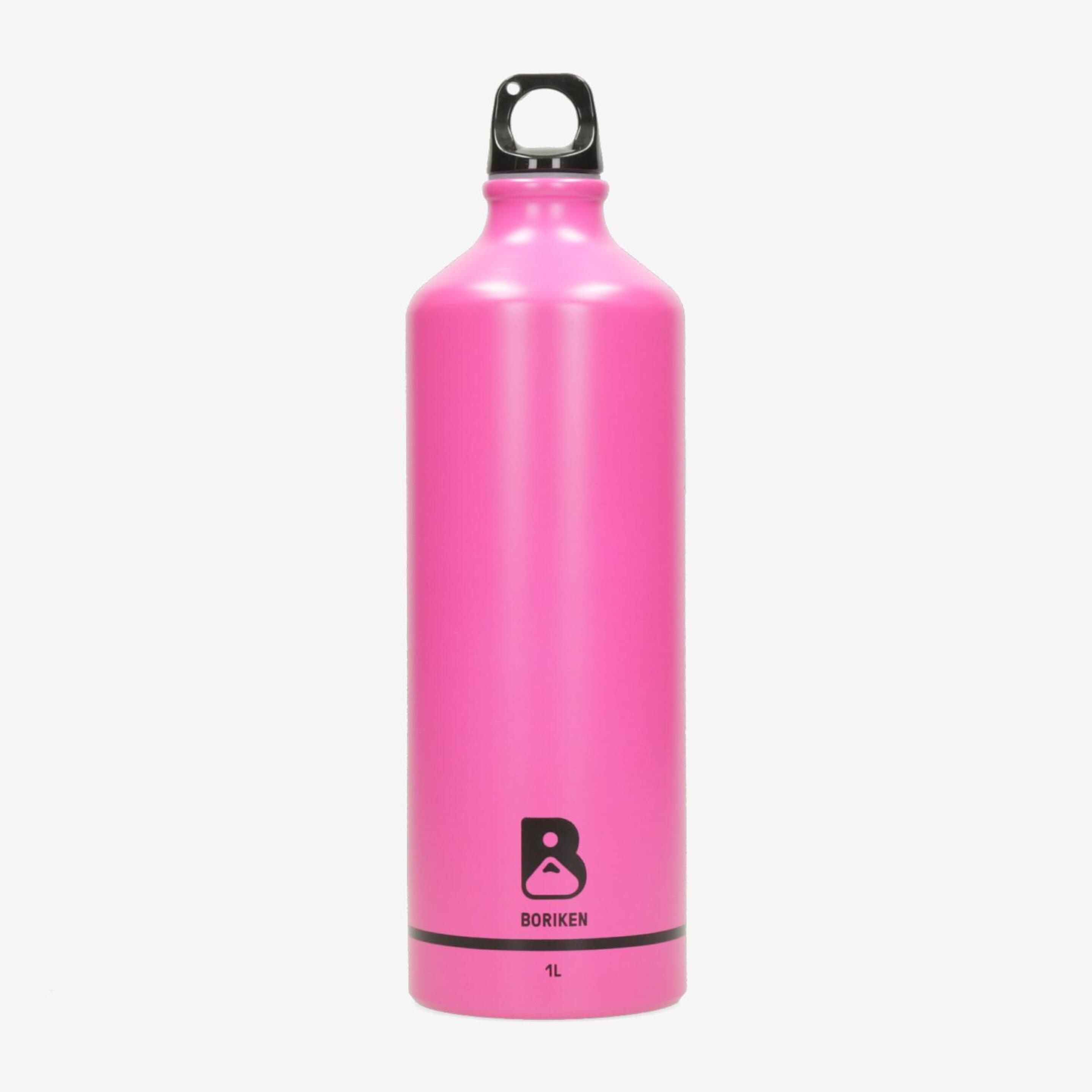 Botella Aluminio Boriken 1l - rosa - Botella Reutilizable