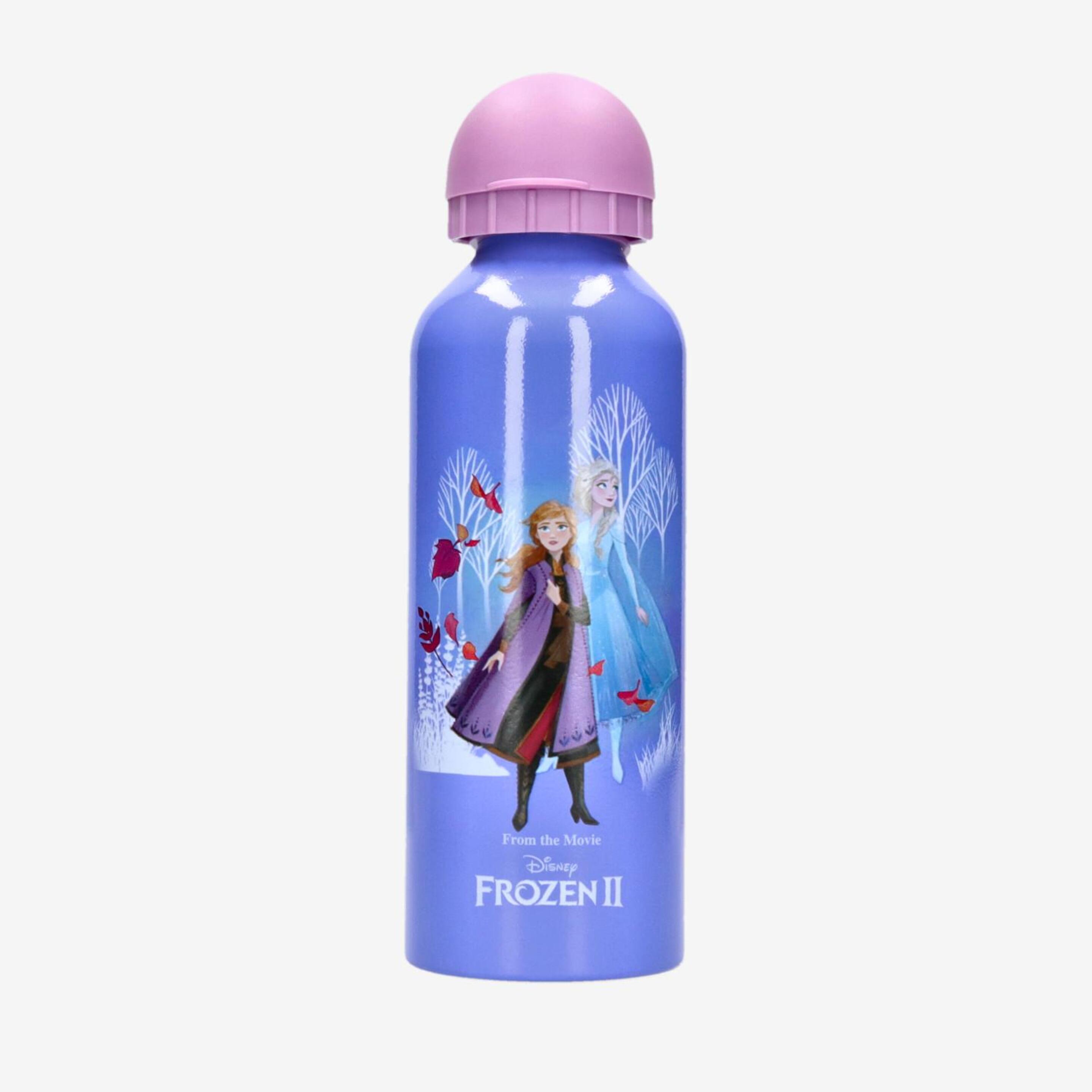 Botella Aluminio Frozen - morado - Cantimplora Disney 0,5 L