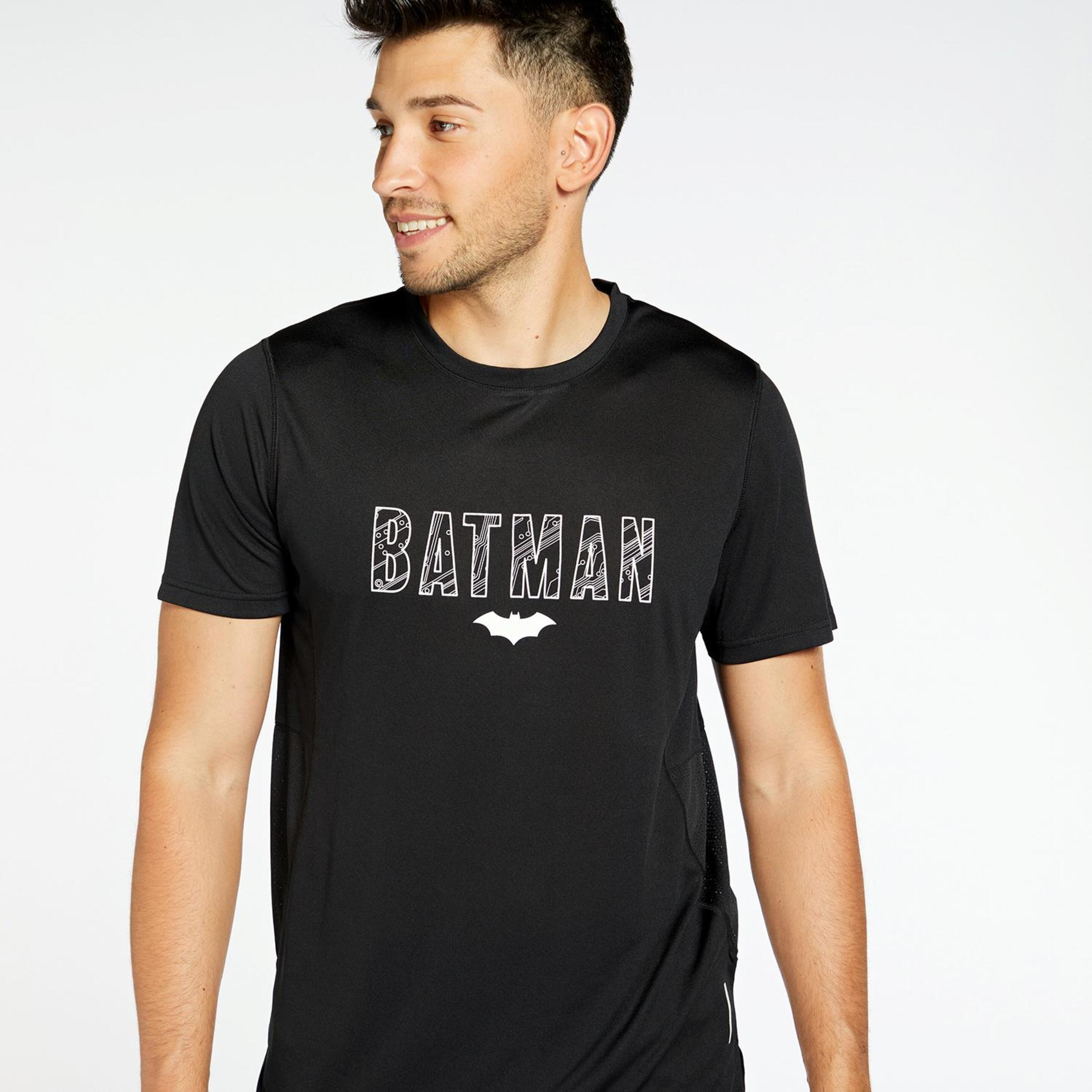 017122-wa Dc Cro Camiseta M/c Alg. Run Batman Exc