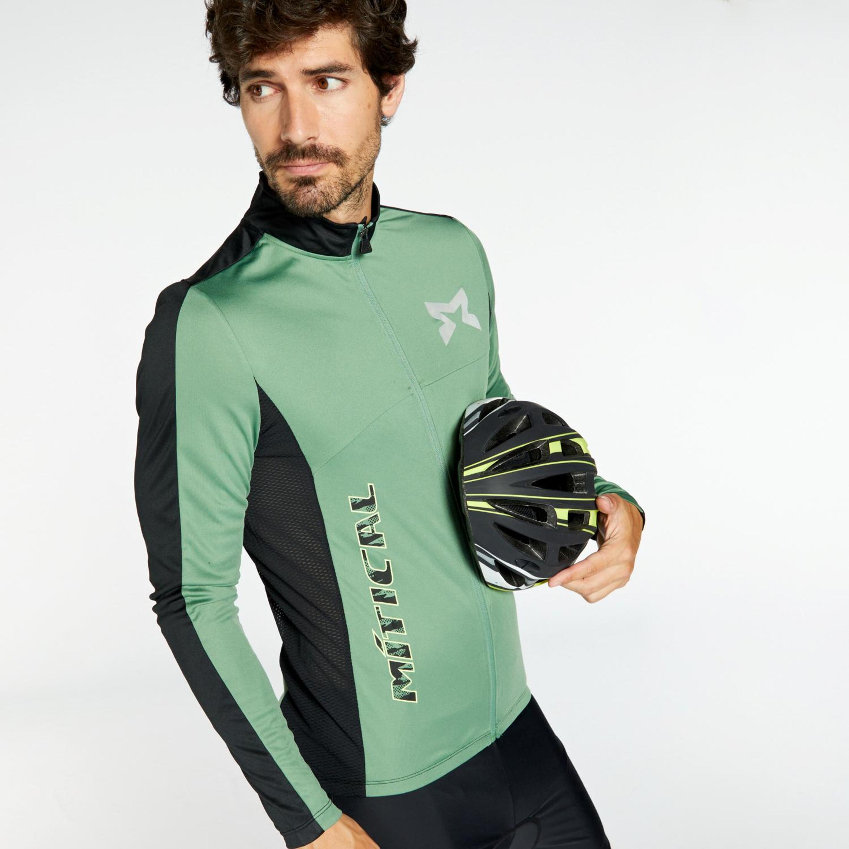 Mítical Plata - verde - Jersey Ciclismo Homem