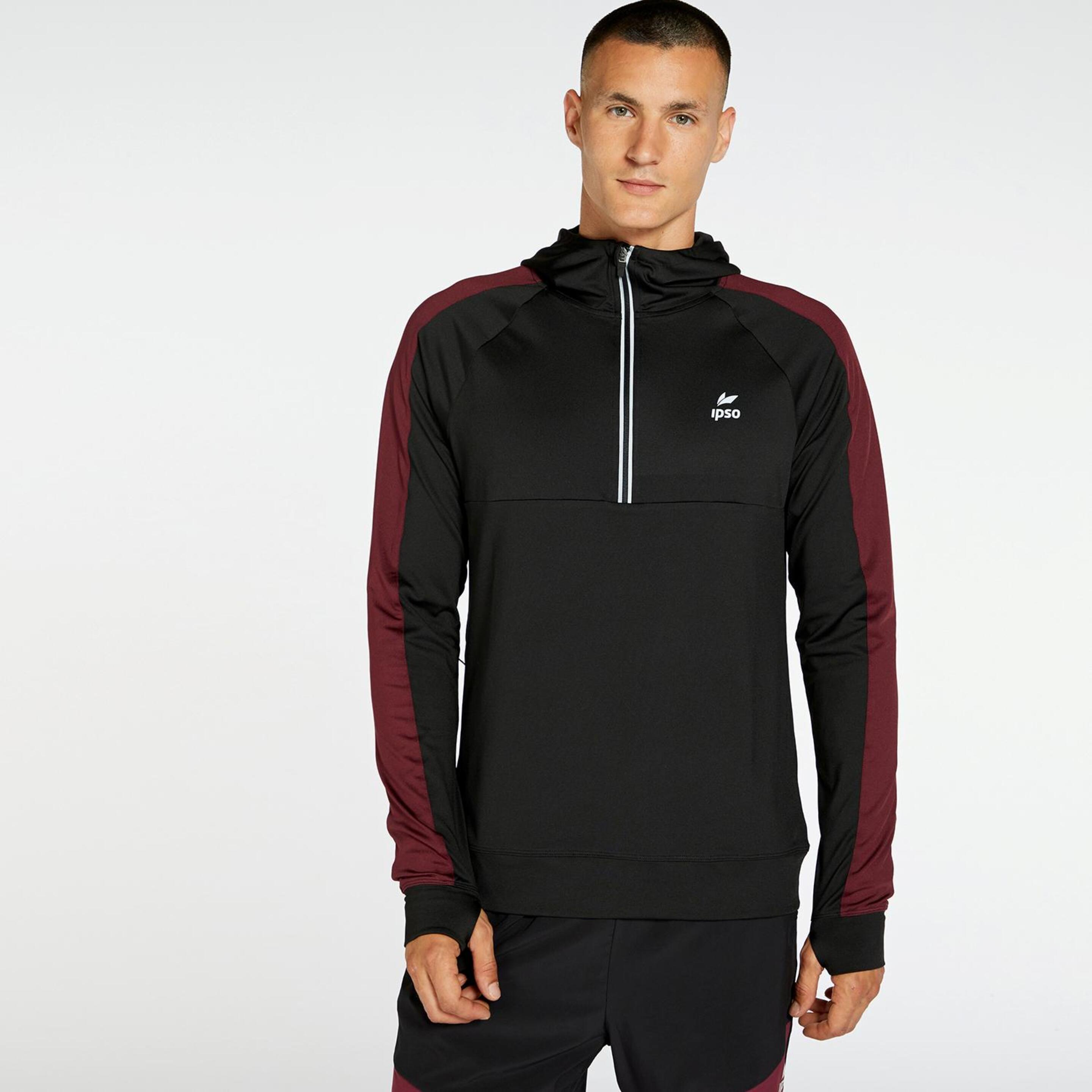 Ipso Combi 2 - negro - Sweatshirt Running Homem
