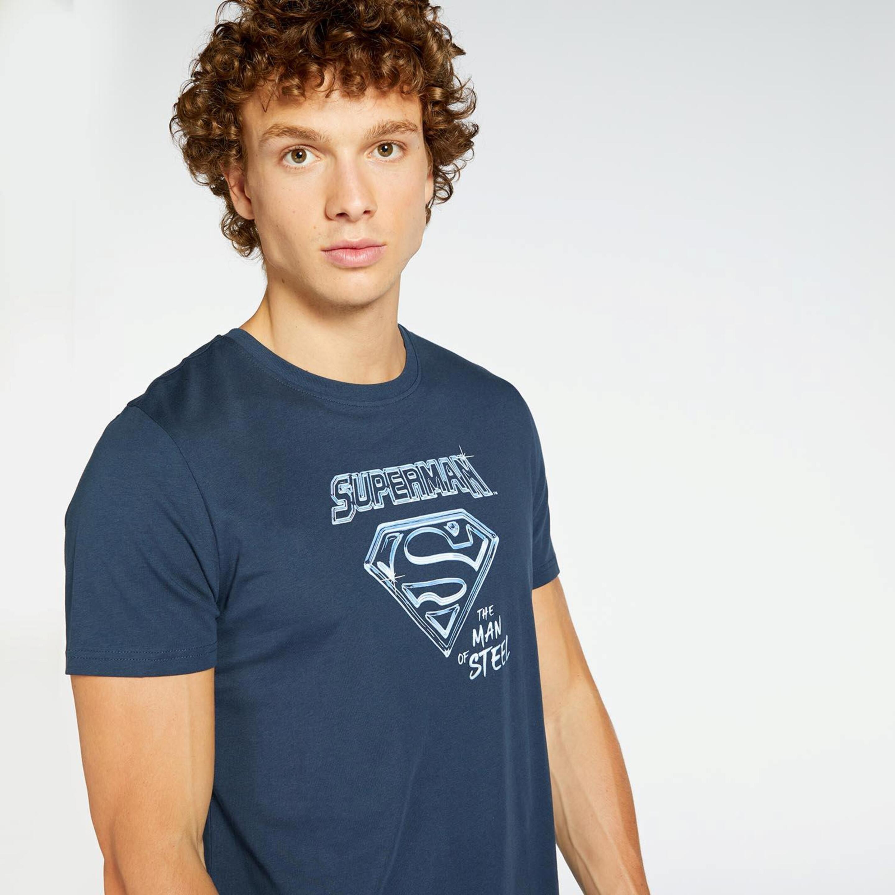017124-wa Dc Cro Camiseta M/c Superman Excl.