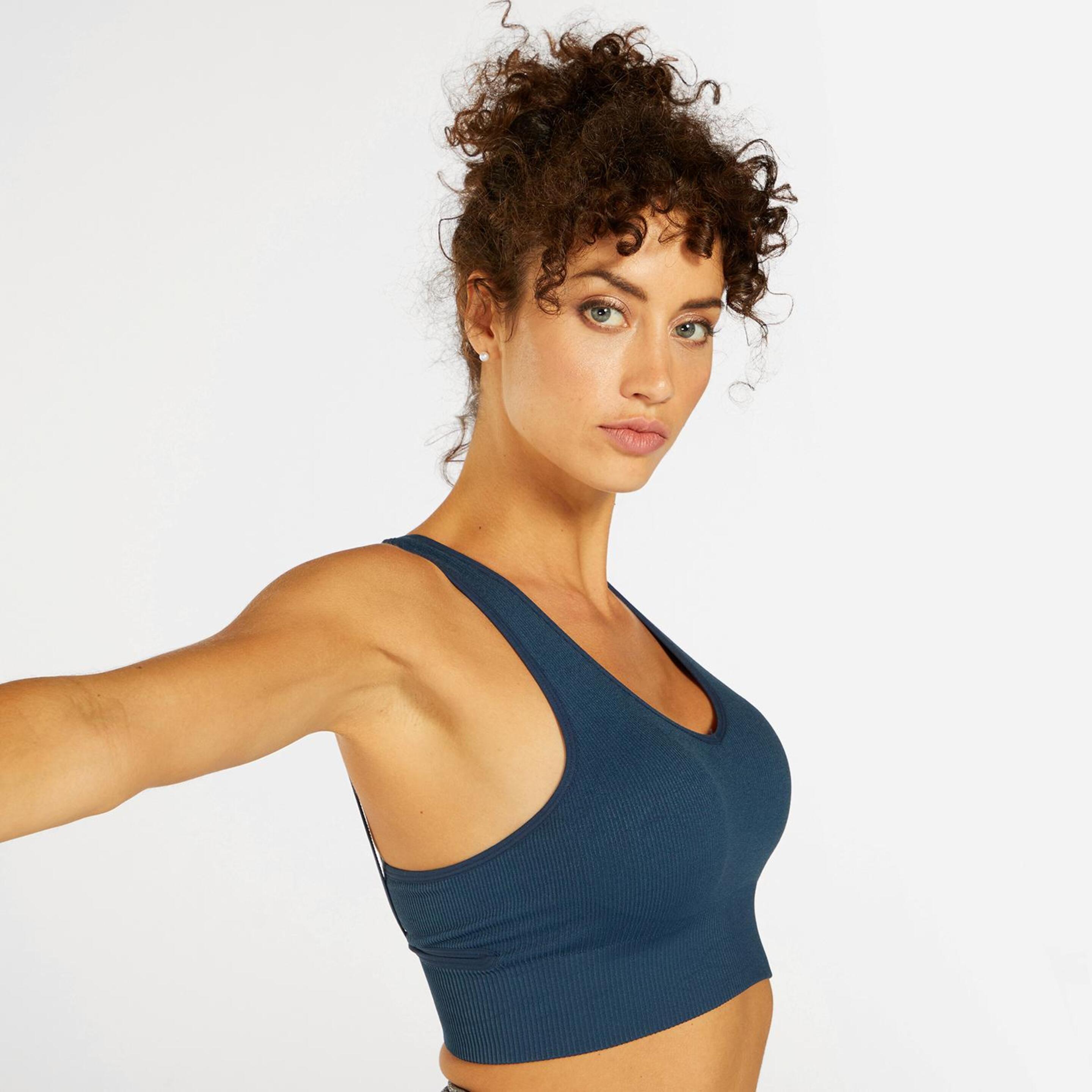 Doone Sra Top Tir.fin.strappy Seamless Suj.alt.gym