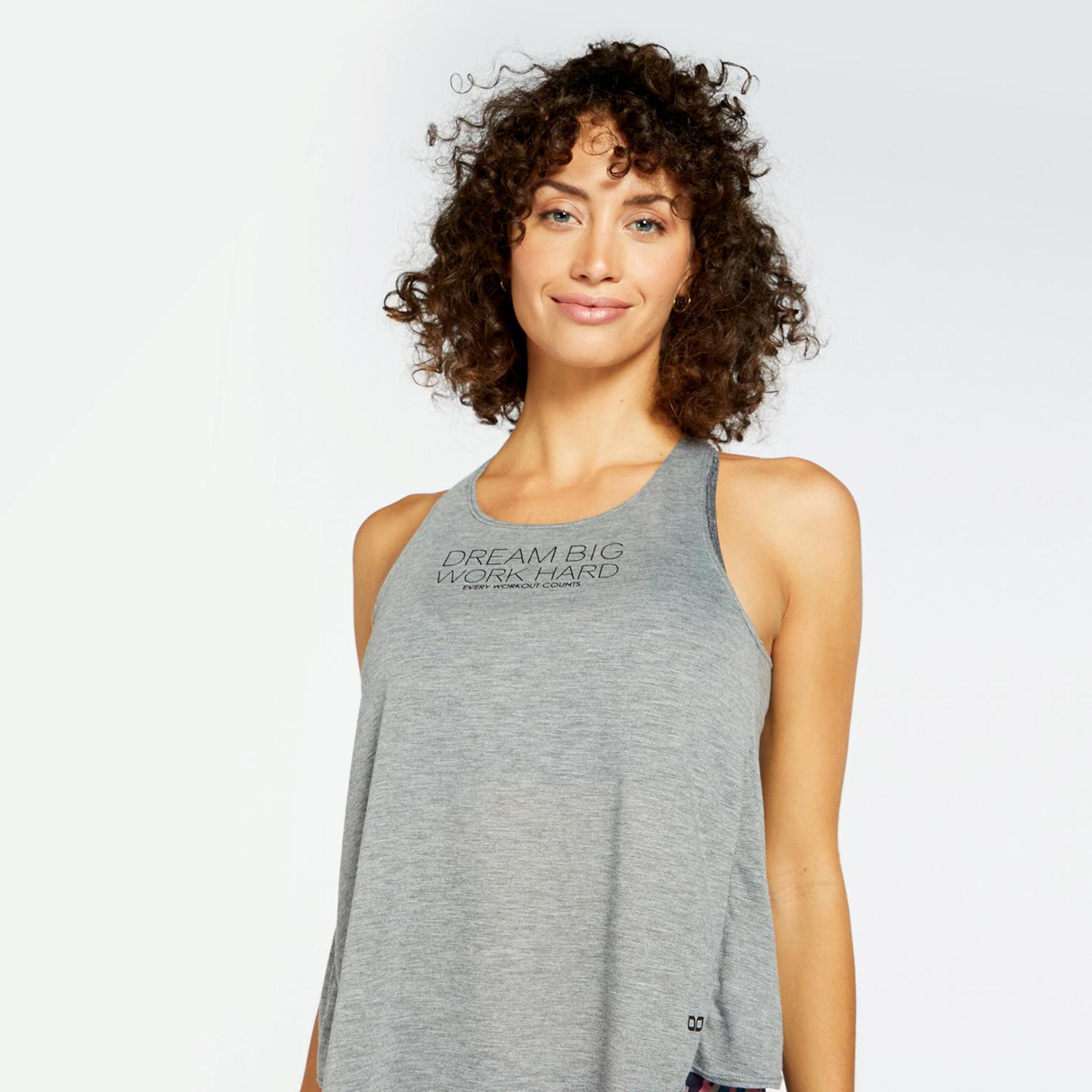Doone Supportive - gris - Camisola S/mangas Mulher