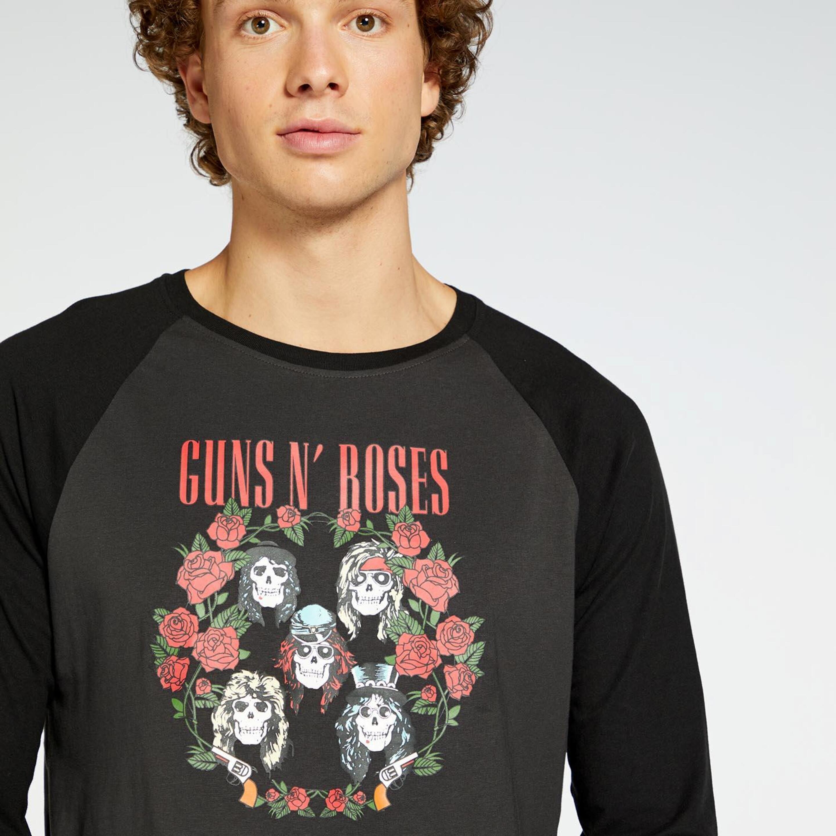 Camiseta Guns N' Roses - gris - Camiseta Hombre
