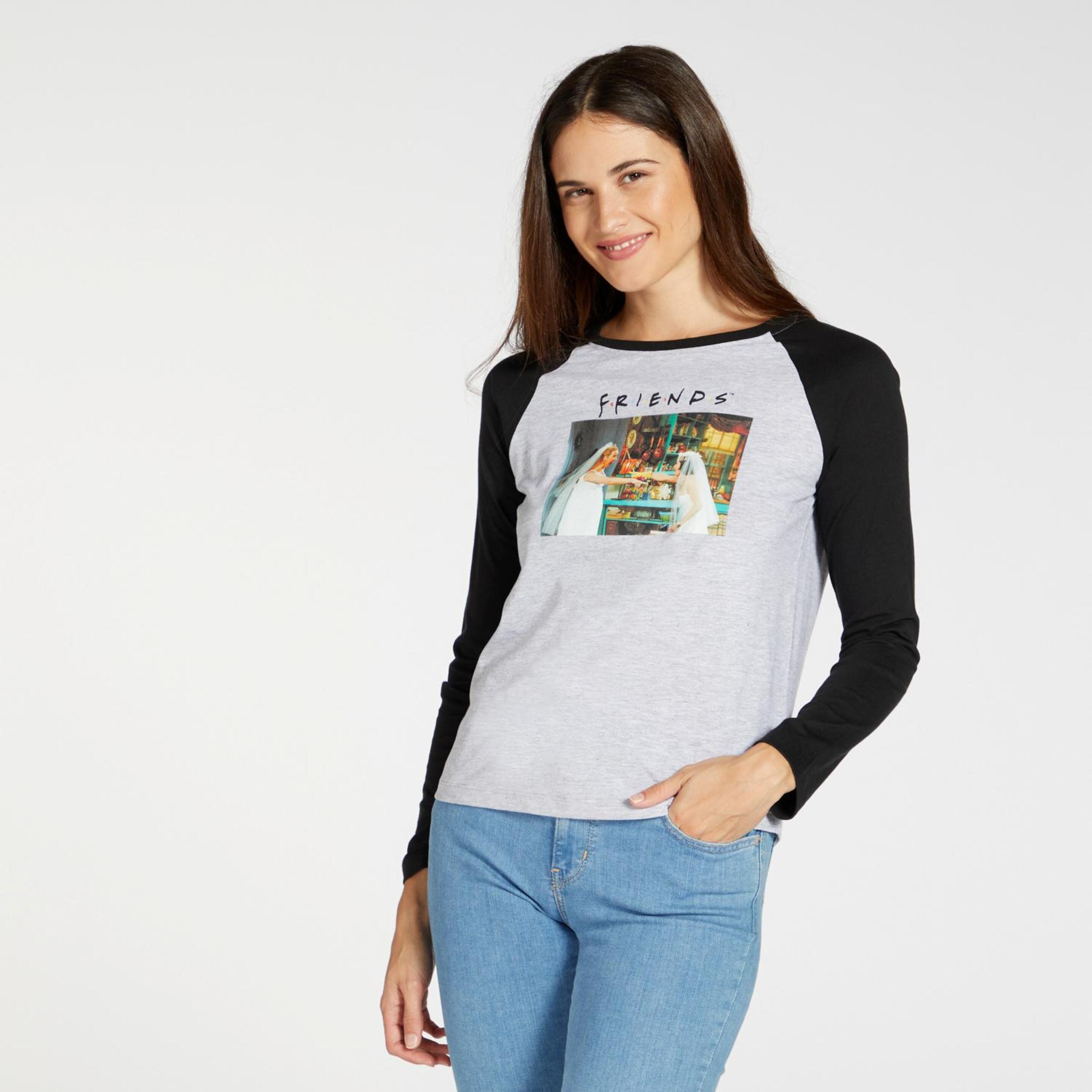 Sweatshirt Friends - gris - Sweatshirt Capuz Mulher