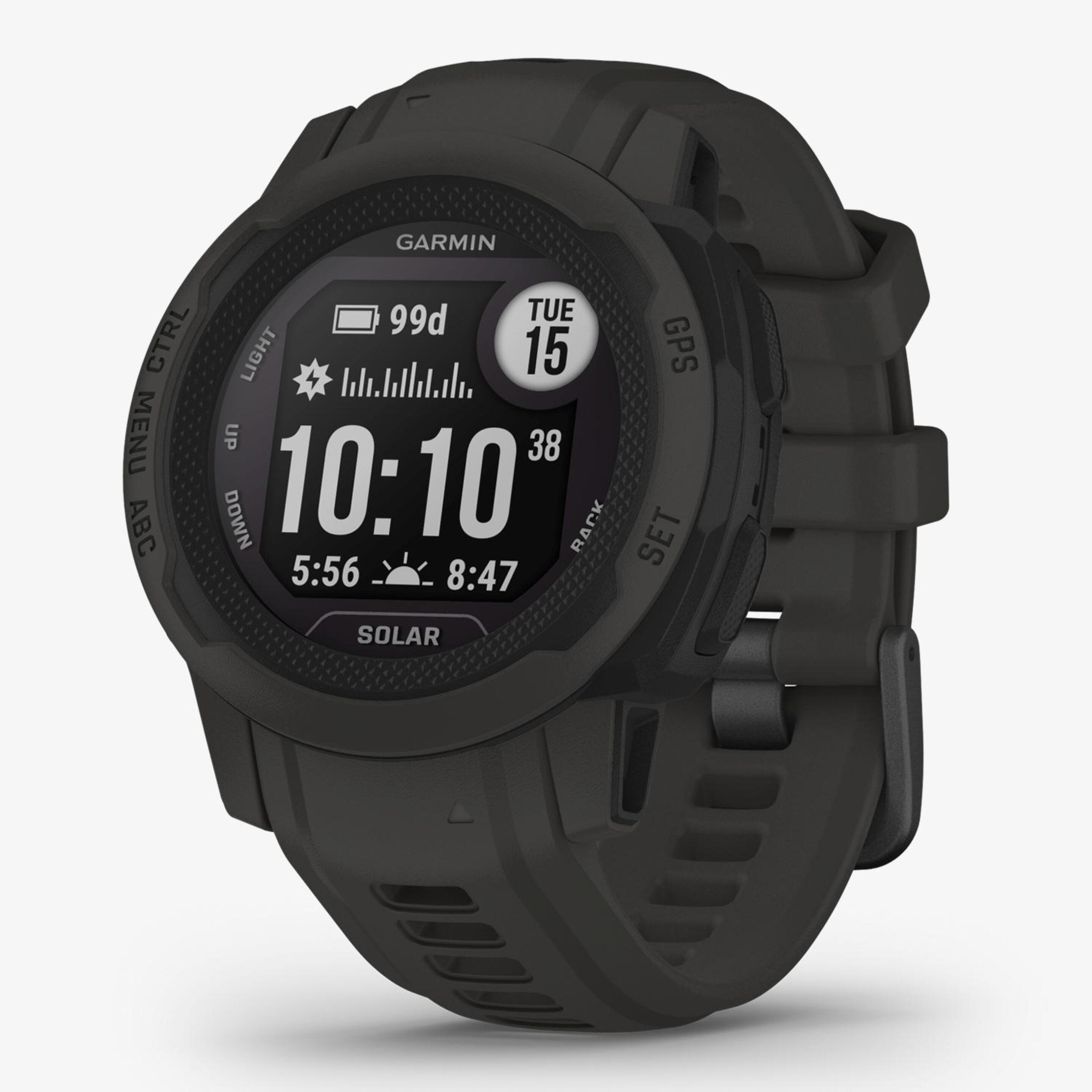 Garmin Instinct 2s Solar - Preto - Smartwatch Running | Sport Zone MKP