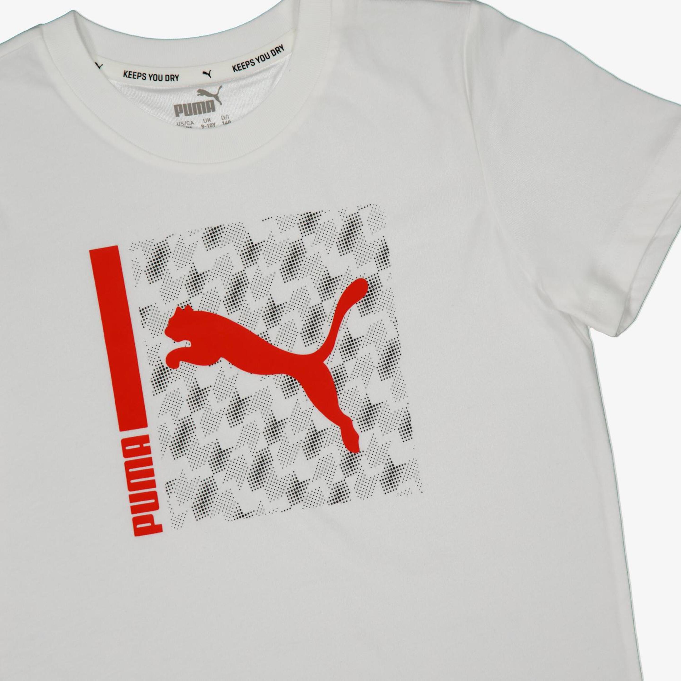 T-shirt Puma - Branco - T-shirt Rapaz | Sport Zone