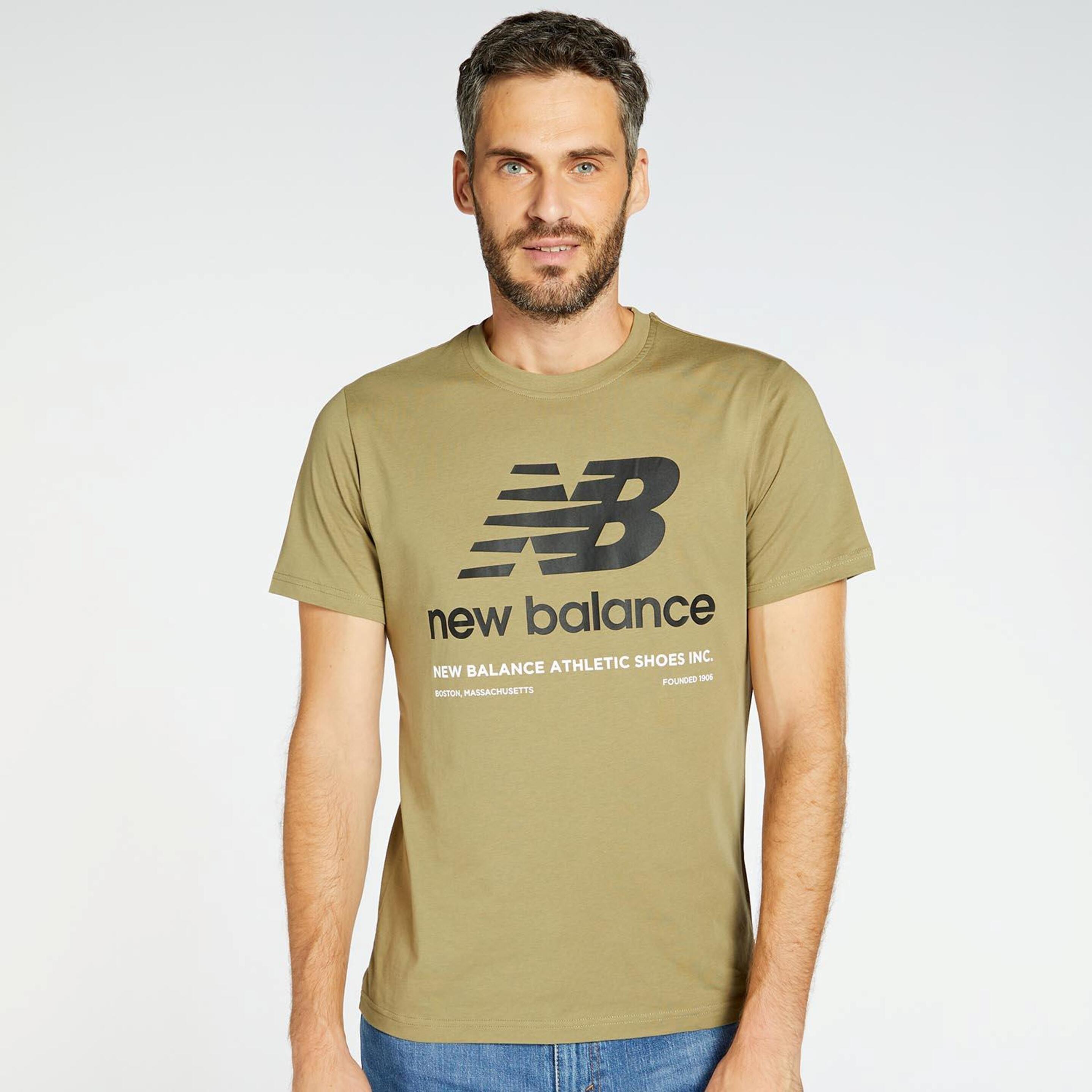 New Balance Frame - verde - Camiseta Hombre