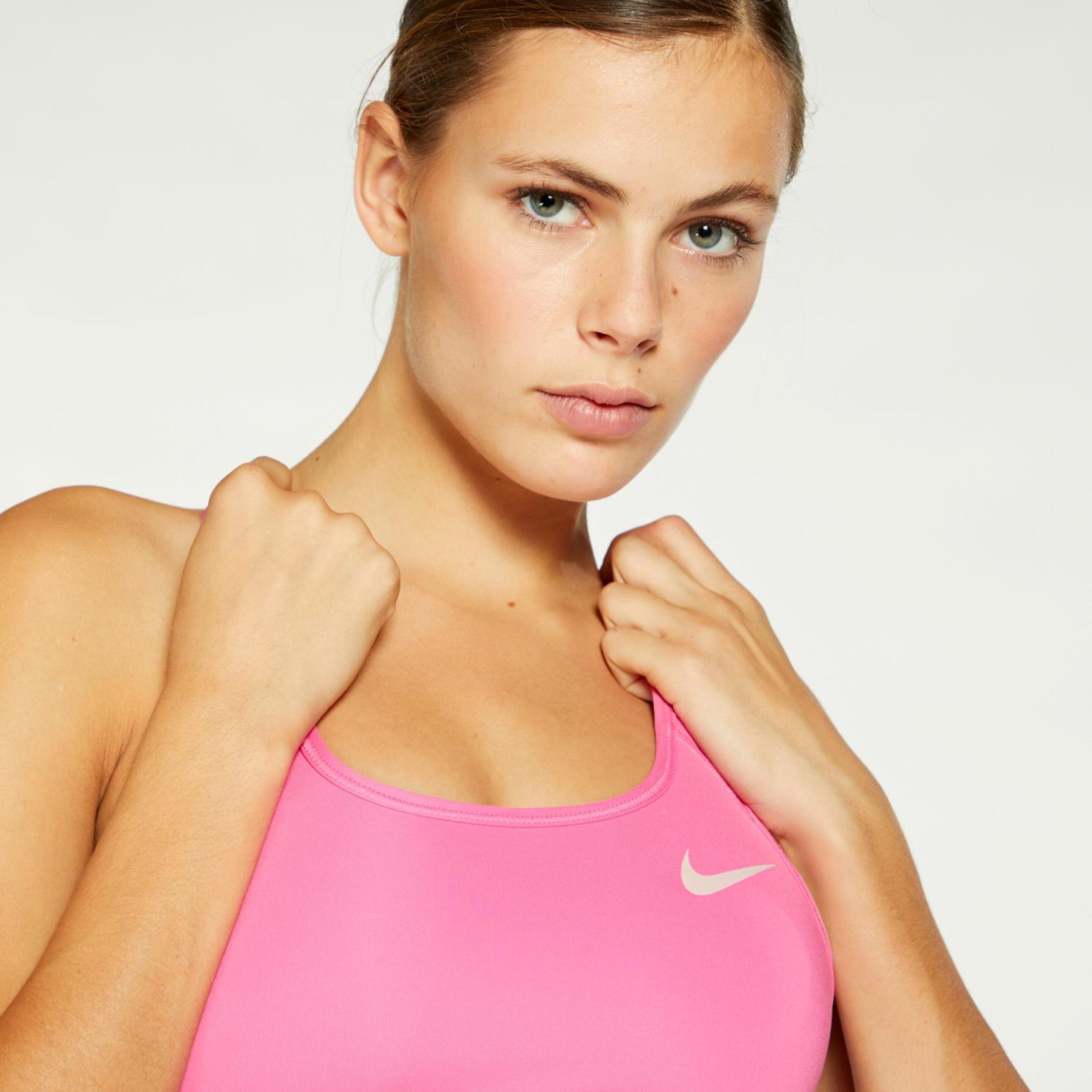 Nike Swoosh - Rosa - Soutien Ginásio Mulher | Sport Zone