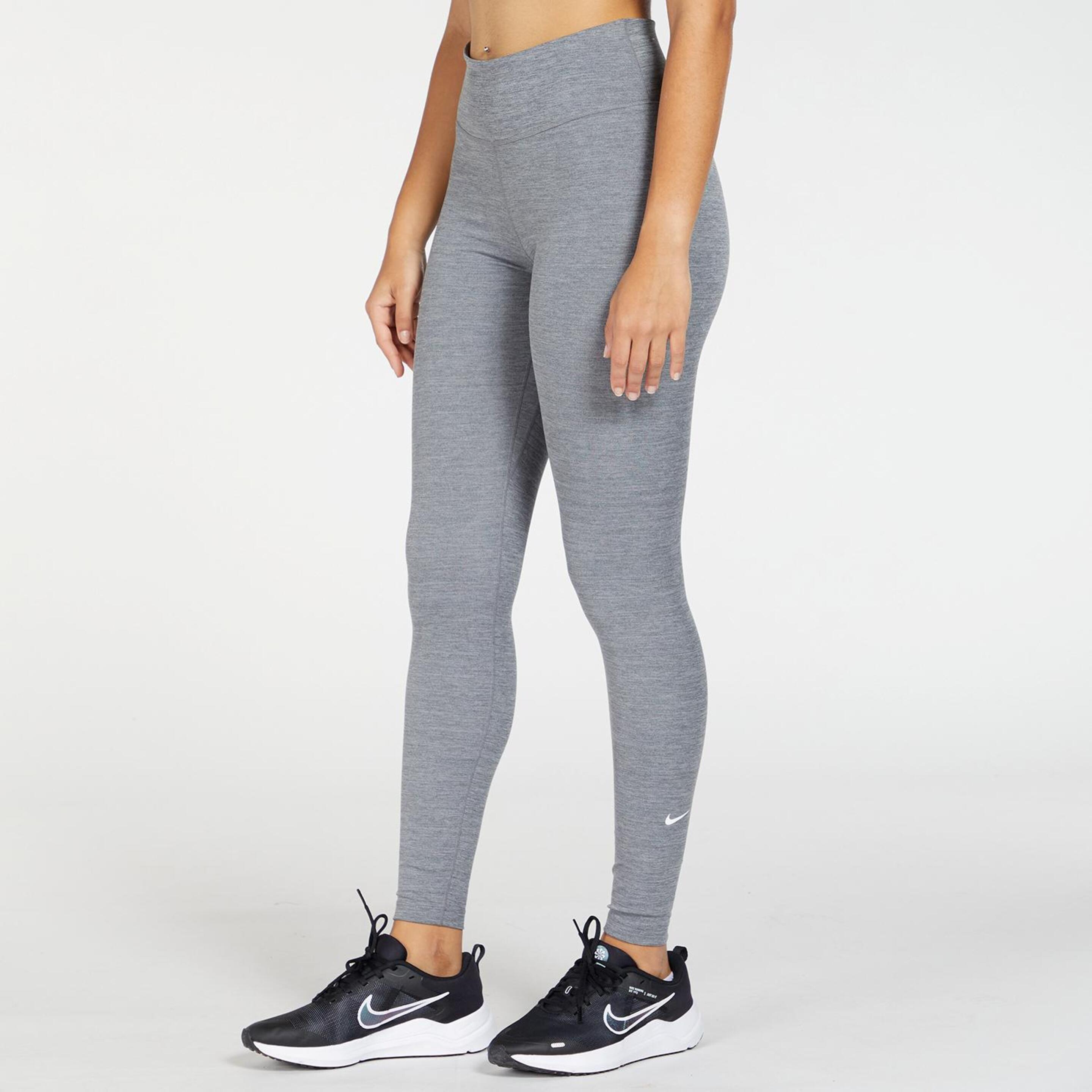 Nike Dri-FIT One - Gris - Mallas Running Mujer
