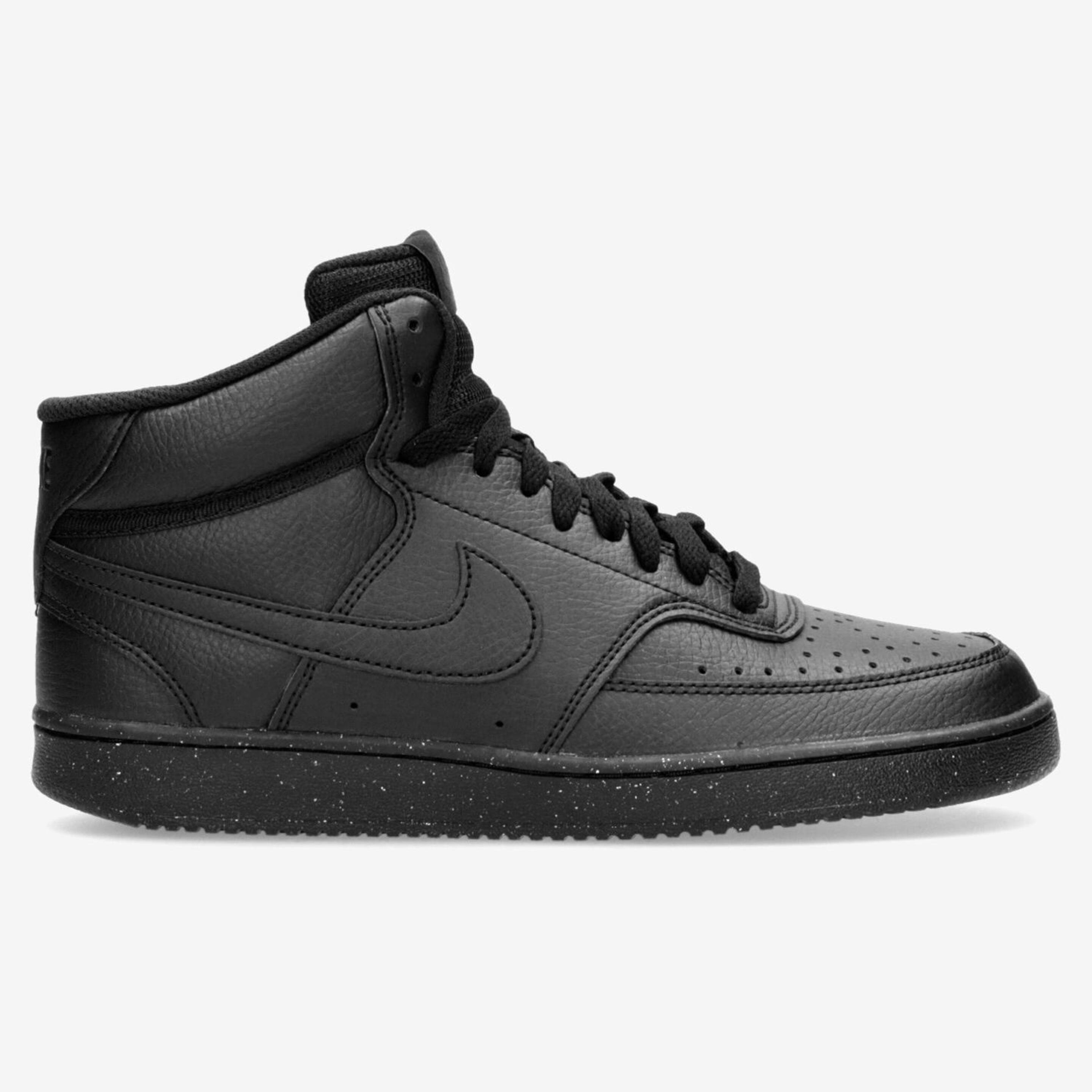 Nike Court Vision Mid - negro - Zapatillas Altas Hombre