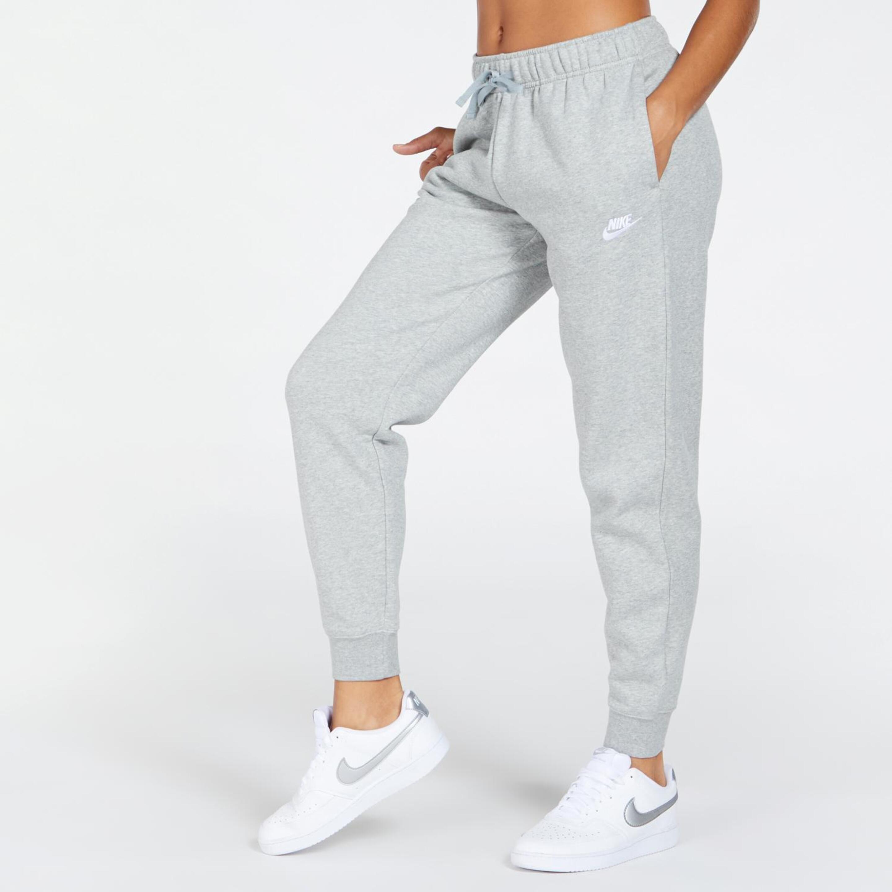 Nike Sportswear Club Fleece - gris - Pantalón Mujer