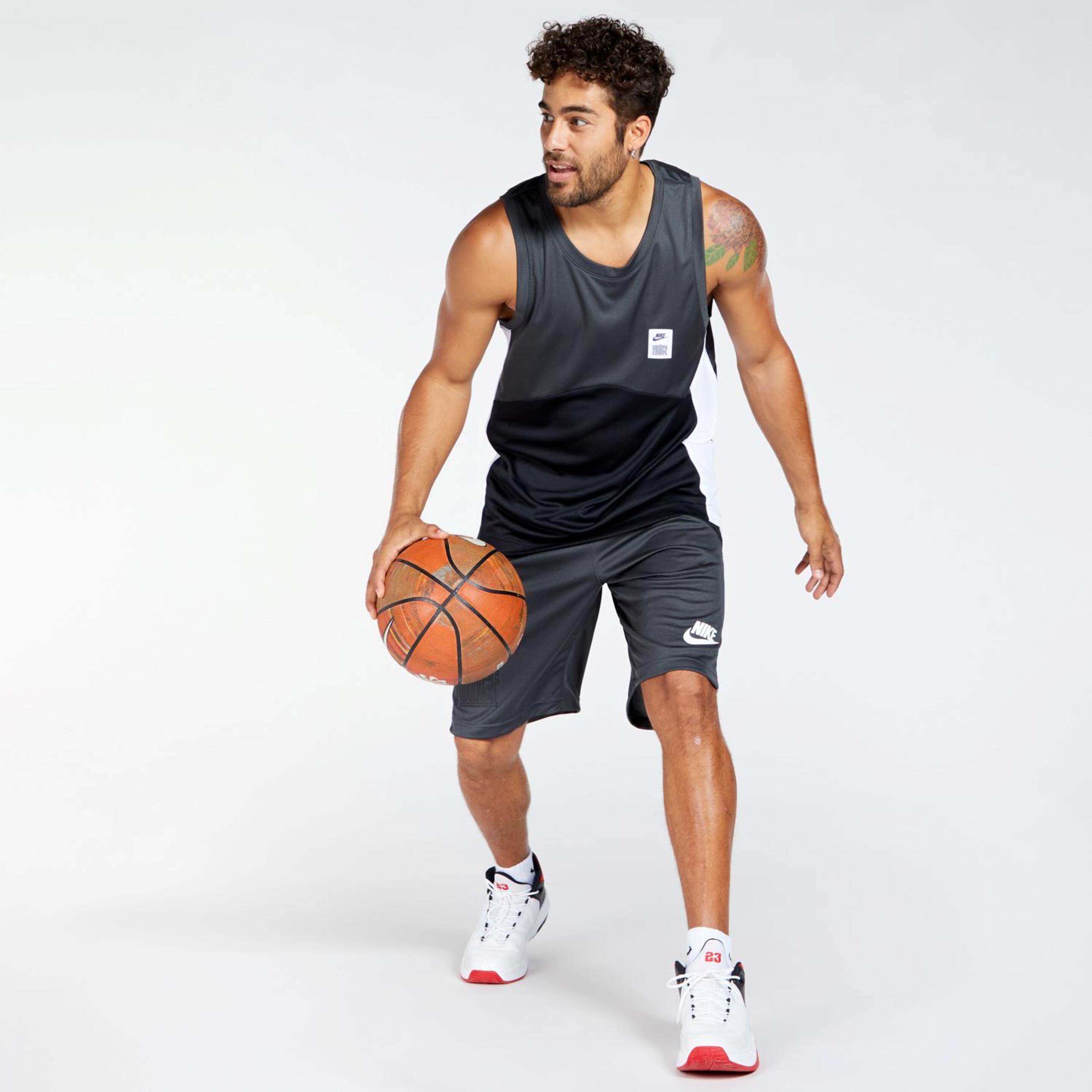 Nike Starting 5 - gris - Camisola Alças Basquetebol Homem