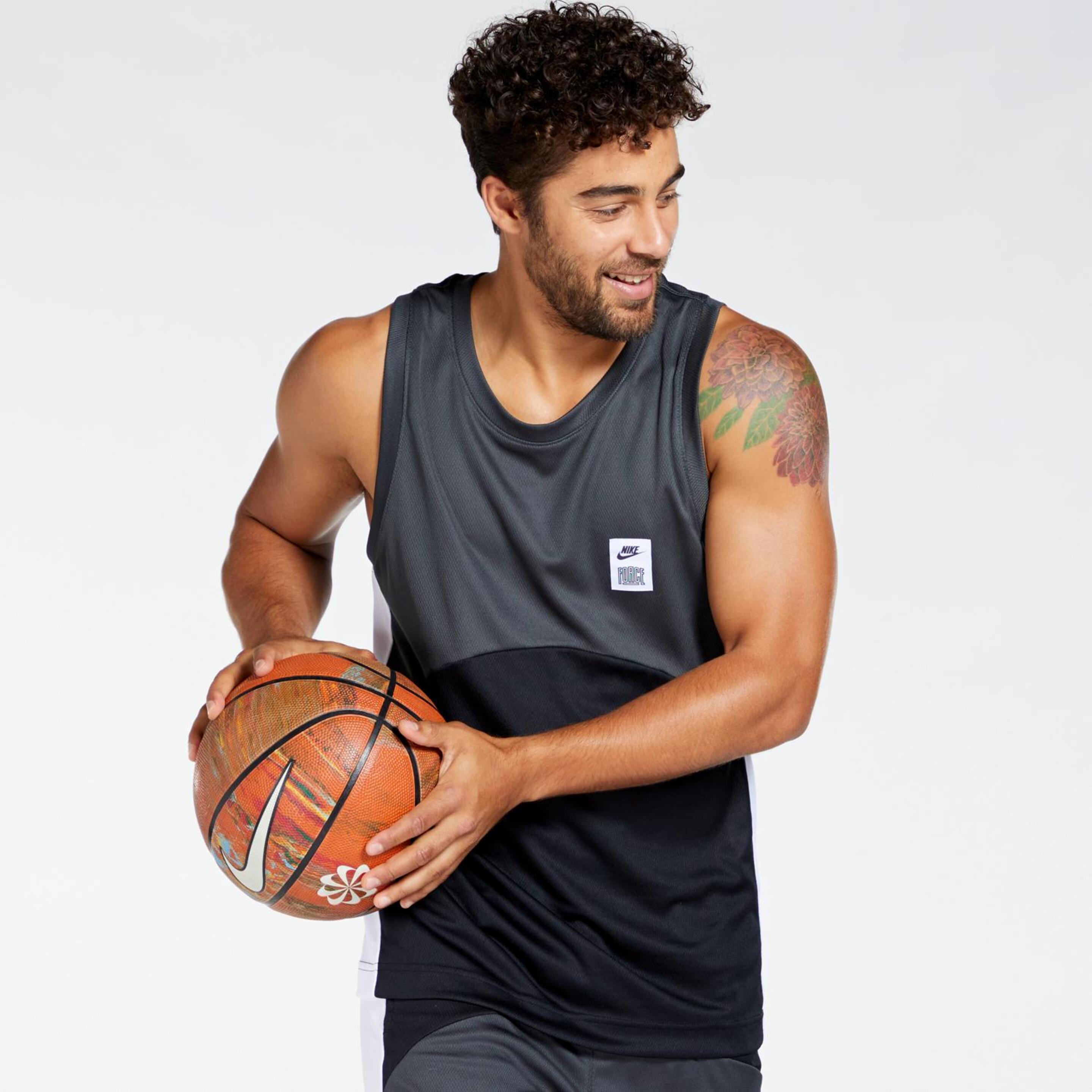 Nike Starting 5 - Gris - Camiseta Hombre
