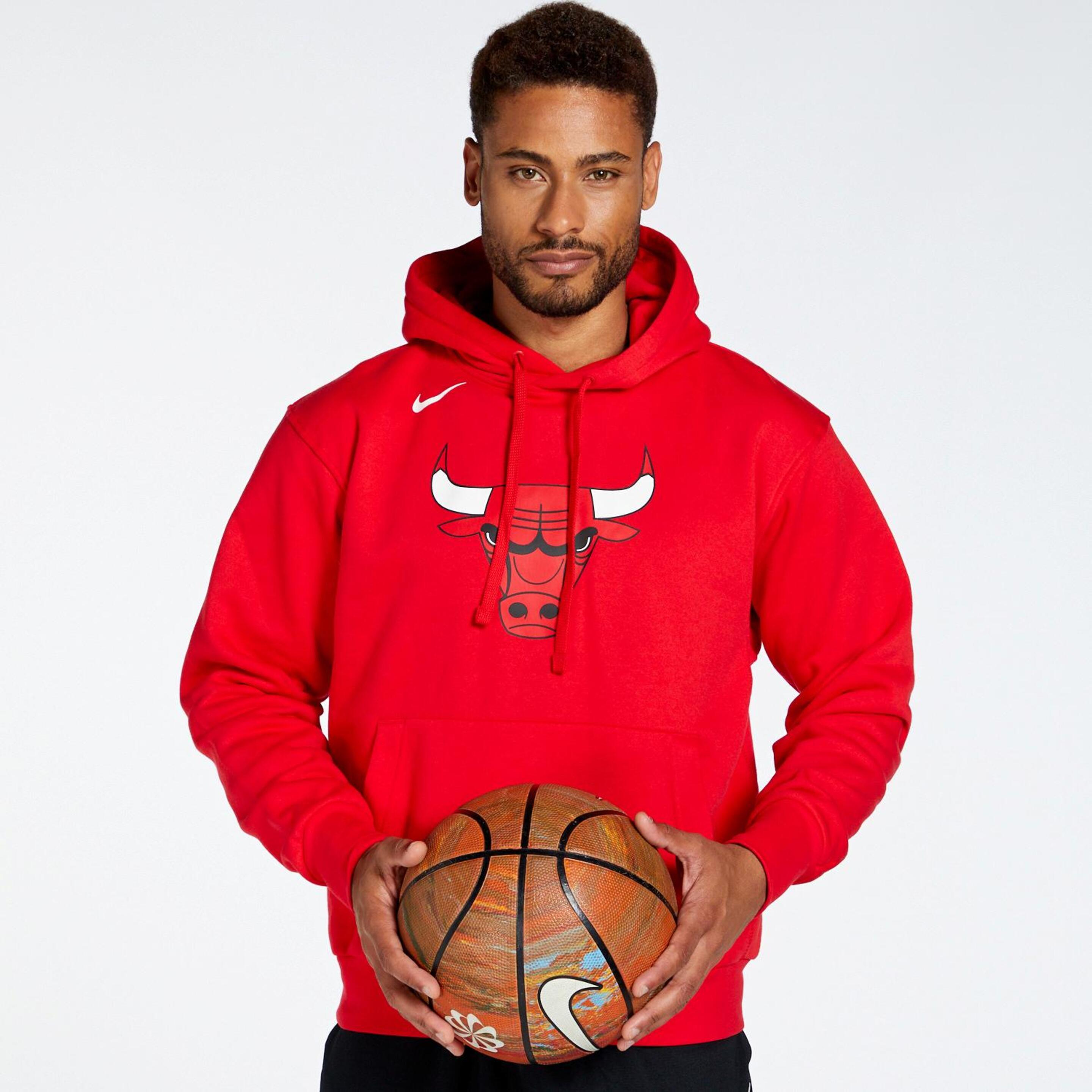 Nike Chicago Bulls - rojo - Sudadera Capucha Hombre