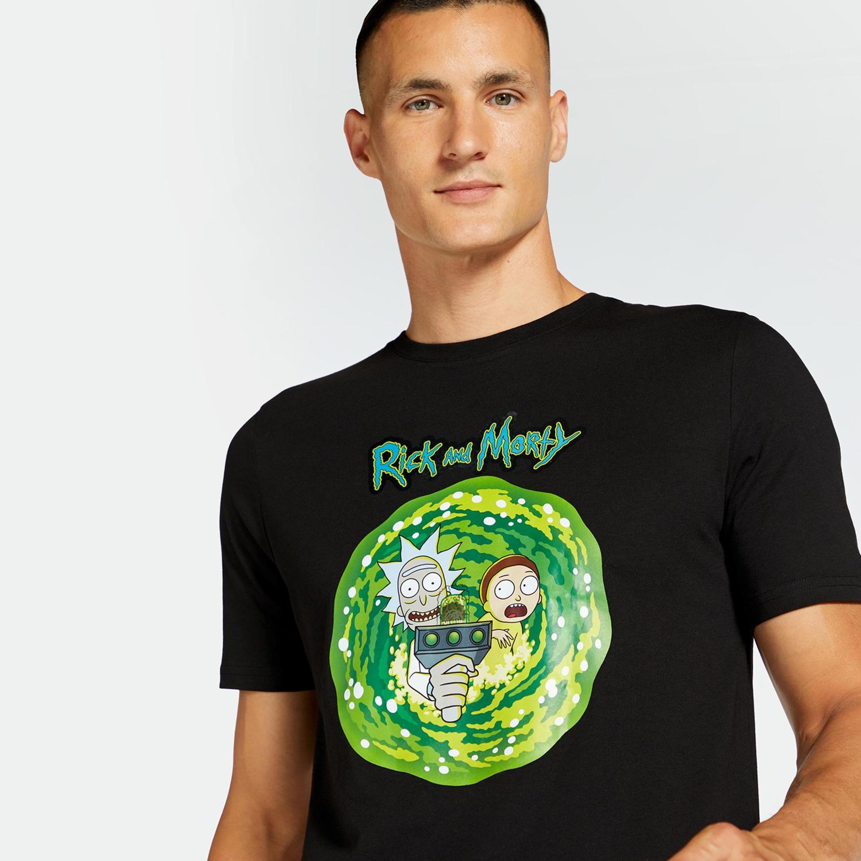 018185-wa Rick & Morty Cro Camiseta M/c Alg Excl.
