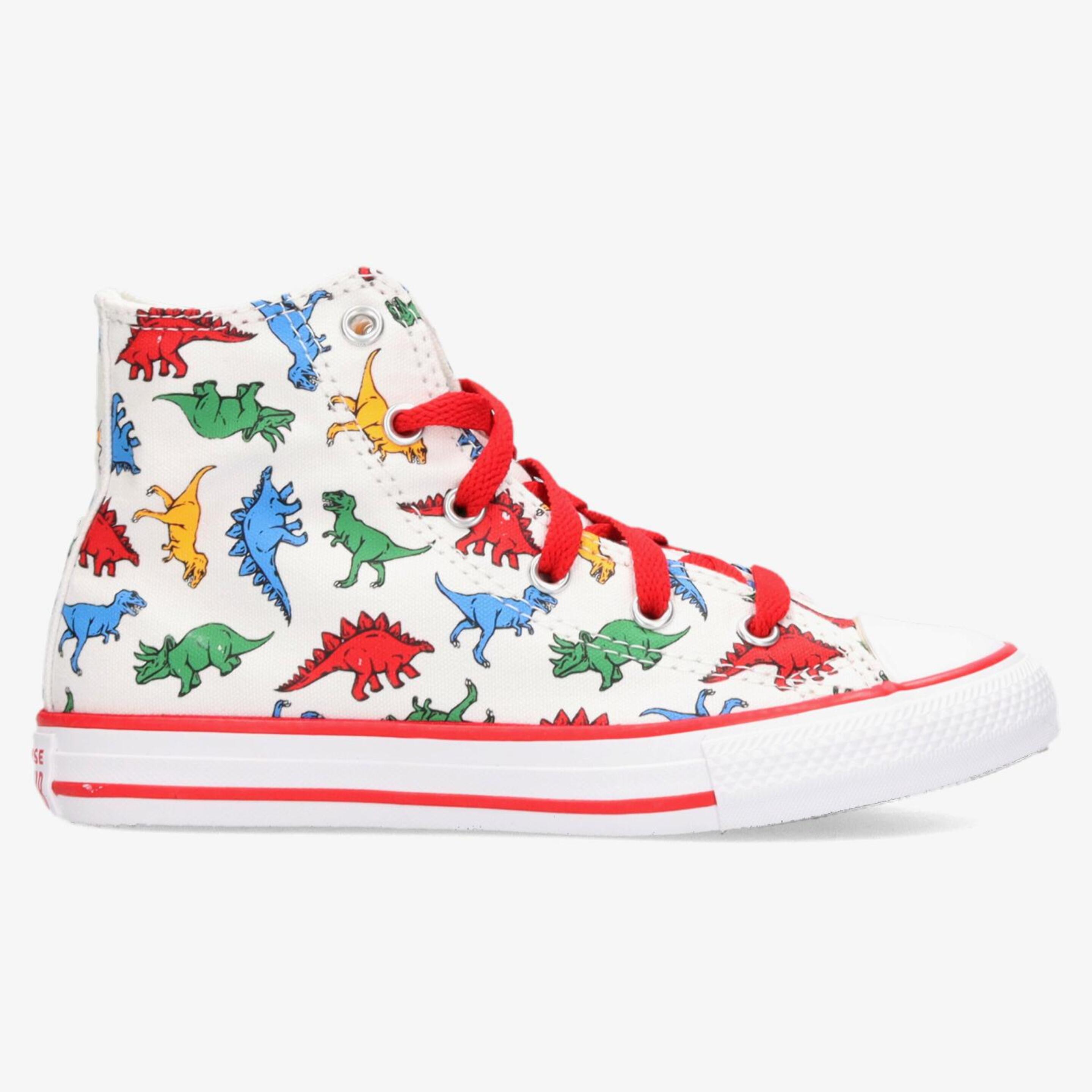 Chuck Taylor All Star Dinosaurs Kid Bota Lona Cor