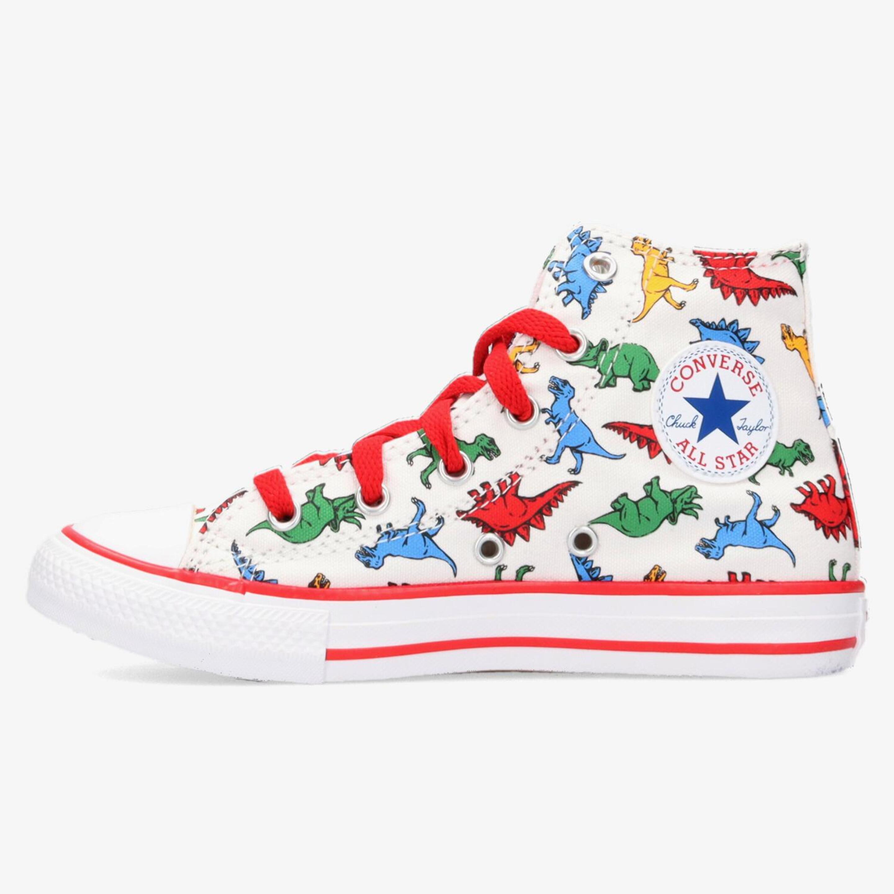 Chuck Taylor All Star Dinosaurs Kid Bota Lona Cor