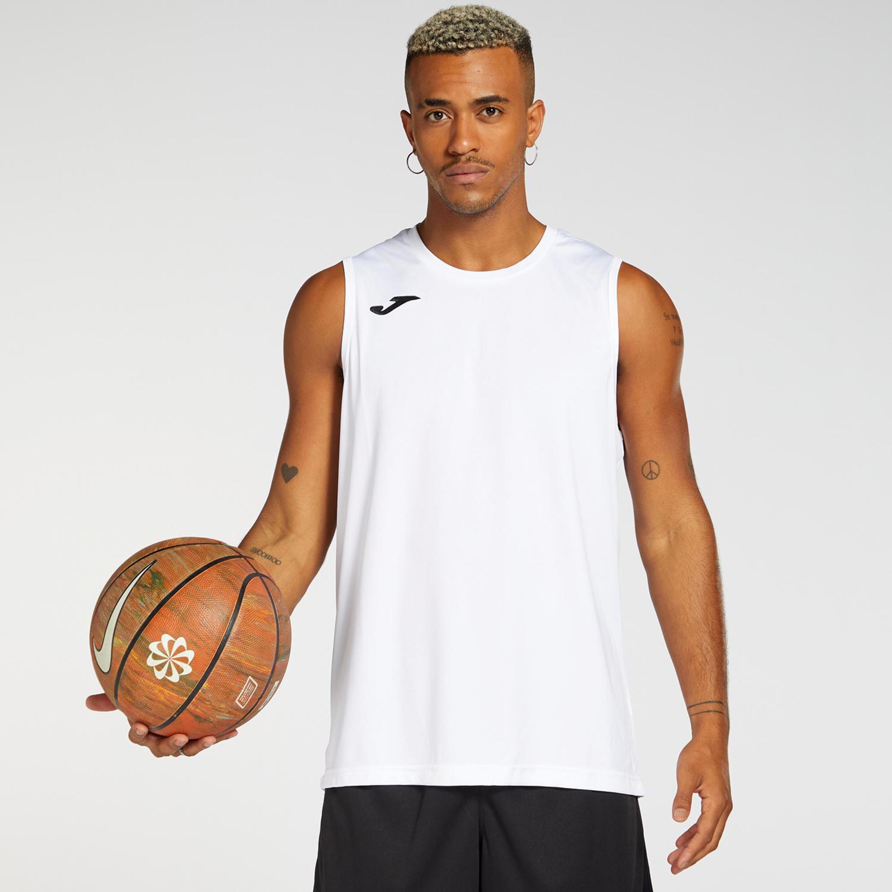 Camiseta Sin Mangas Joma Combi Basket Blanco - blanco - 