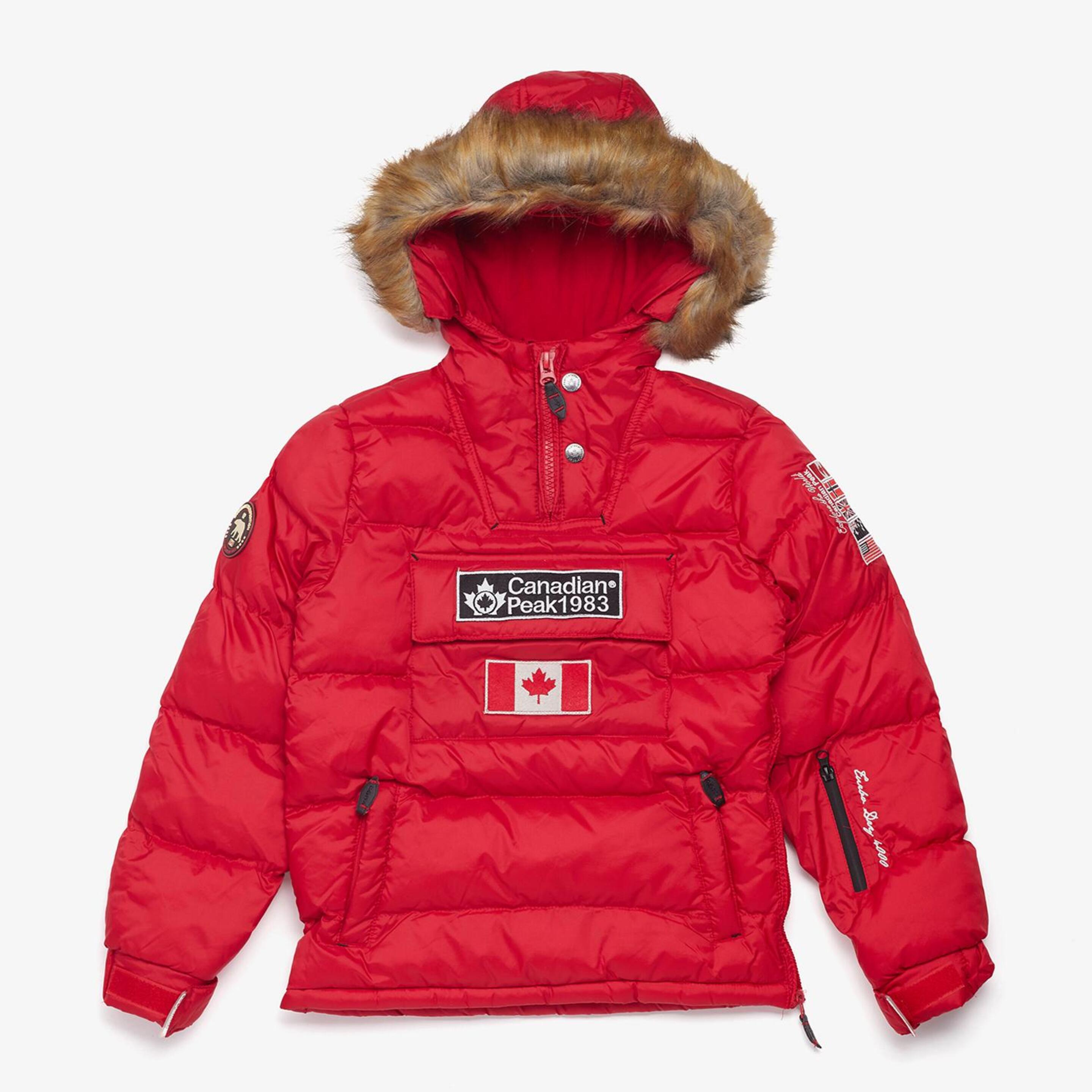 Canadian Peak Boneteak - rojo - Anorak Niño